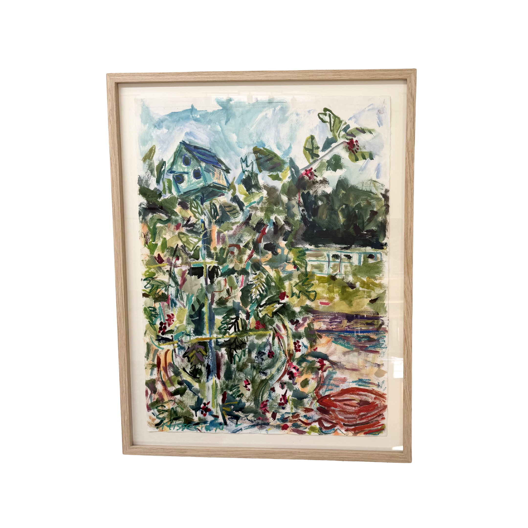 The Bluebird House and Blackberry Vines
