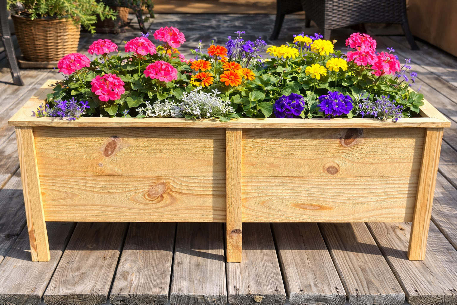 Handcrafted Raised Cedar Garden Bed
