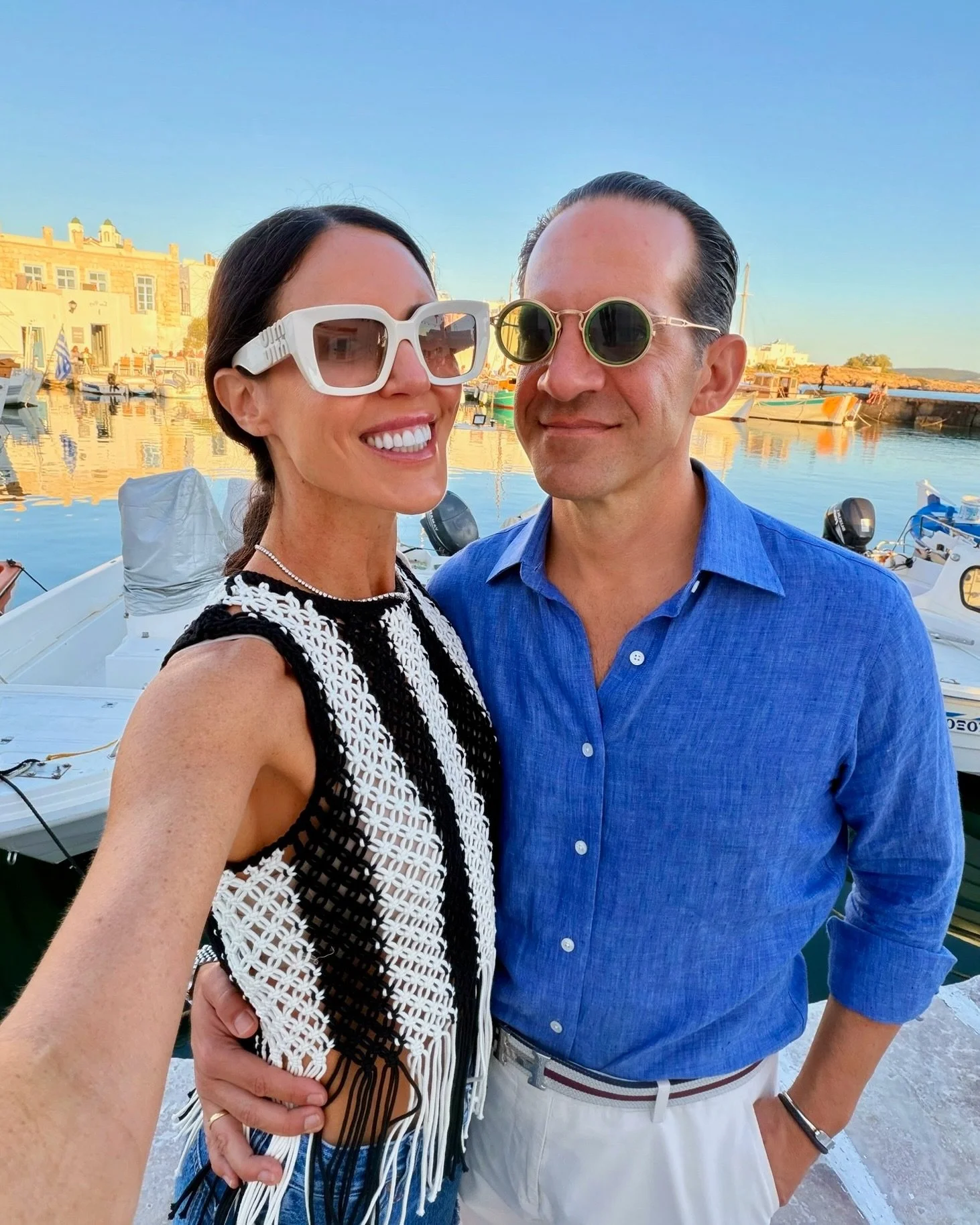 A very rigorous cultural study of Greece with my birthday boy 🇬🇷🍋🐟