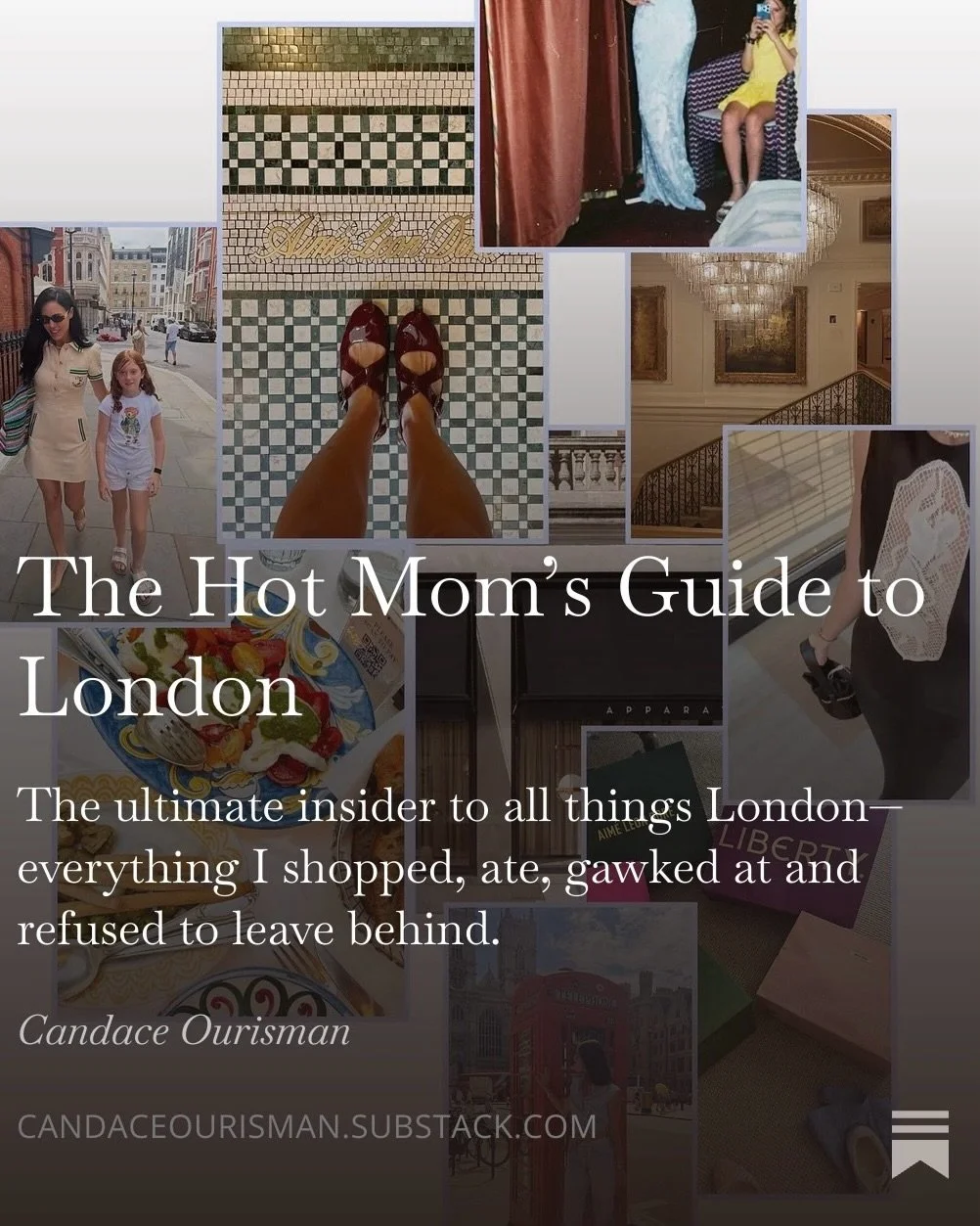 Ready. Set. Substack ⚡️ I&rsquo;m super excited to properly launch my Substack. It&rsquo;s going to be goooood. Kicking things off with my Hot Mom Guide to London. Link in bio!