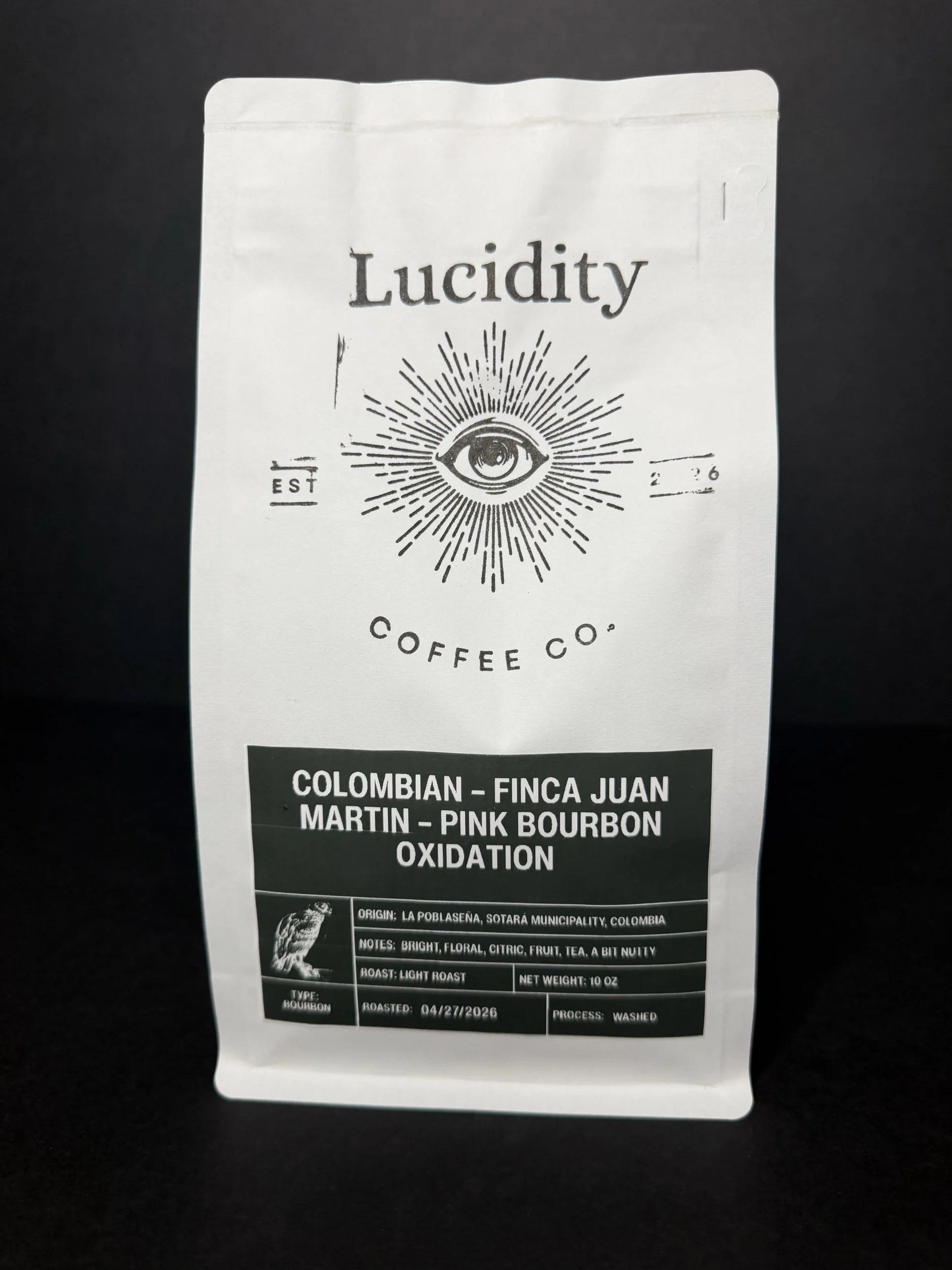10oz Bag - Colombian Premium Cauca – Finca Juan Martin – Pink Bourbon Oxidation Washed