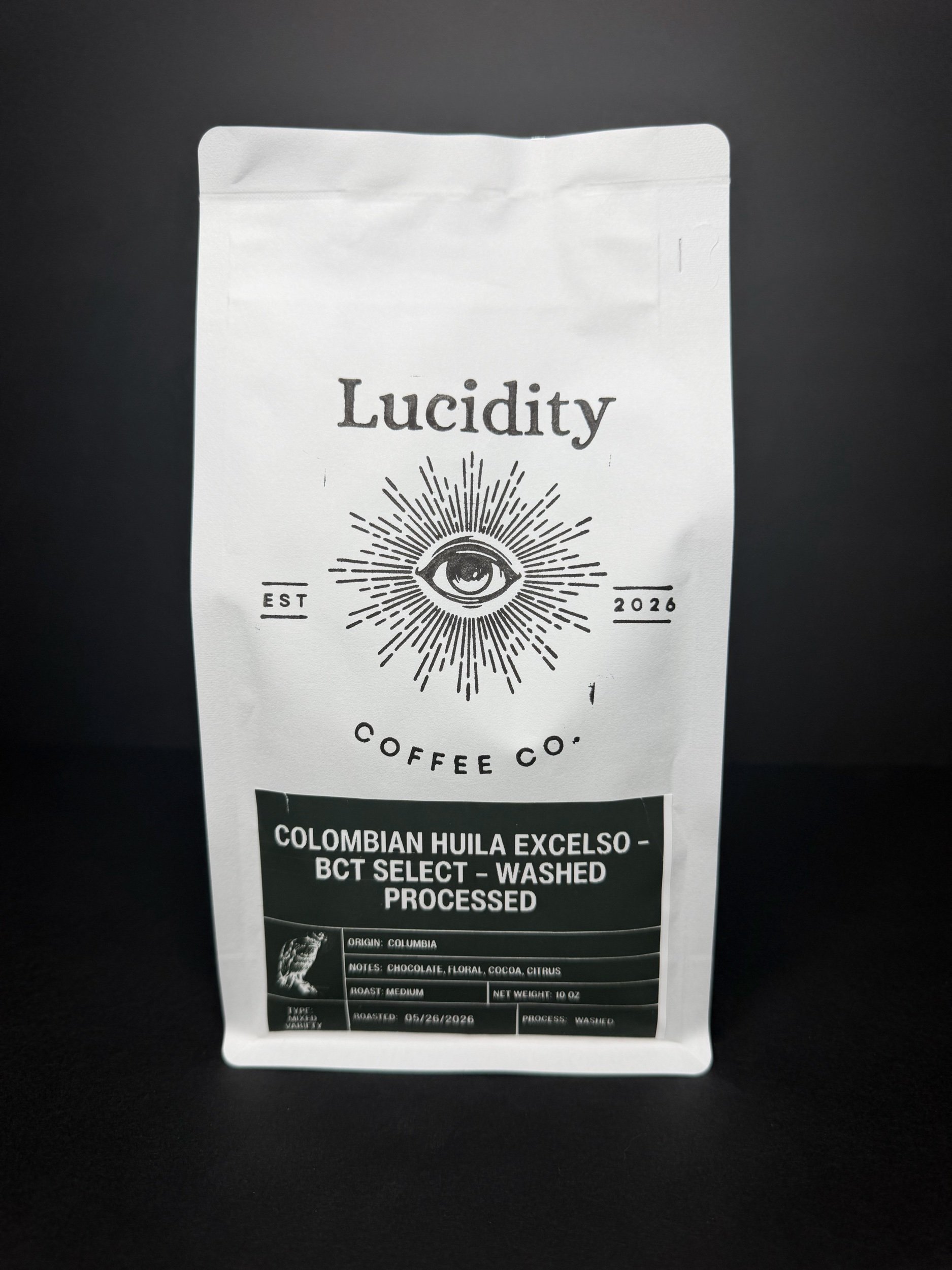 Colombian Huila Excelso – BCT Select – Washed Processed