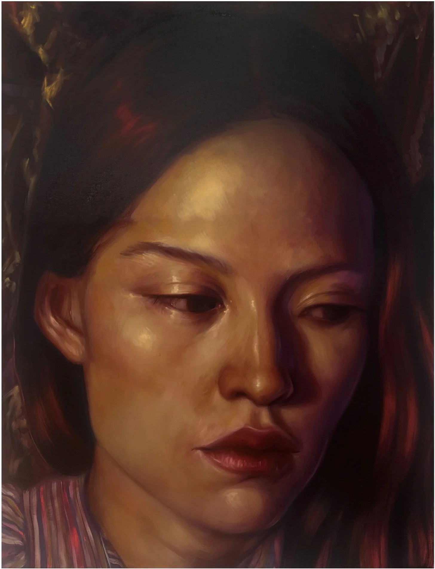 A portrait of a woman