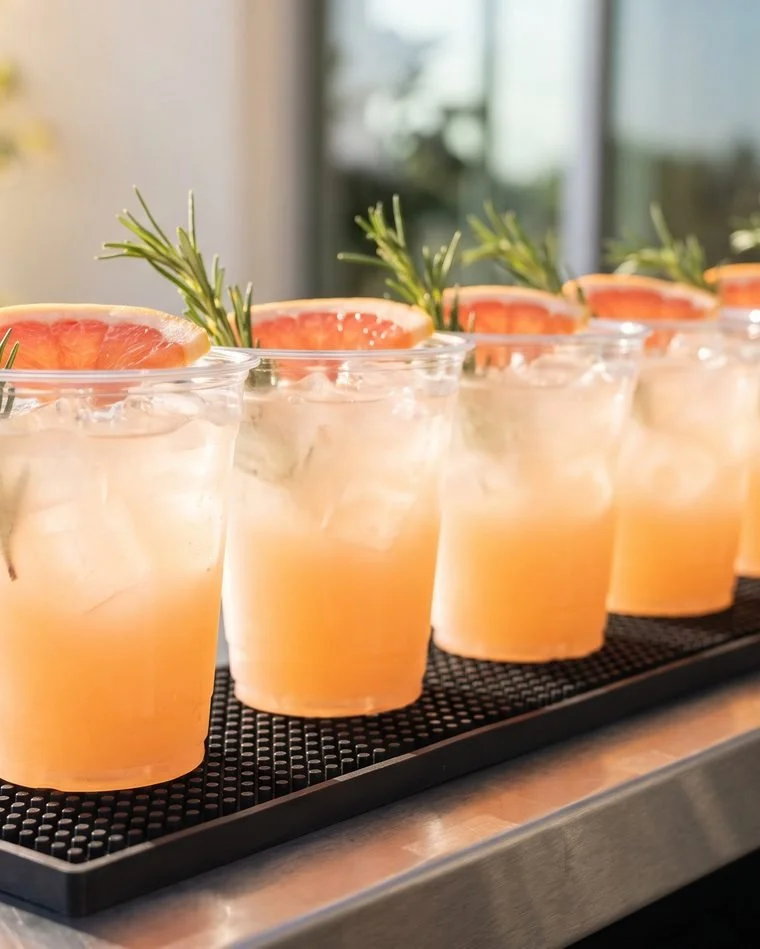 Grapefruit im Becher