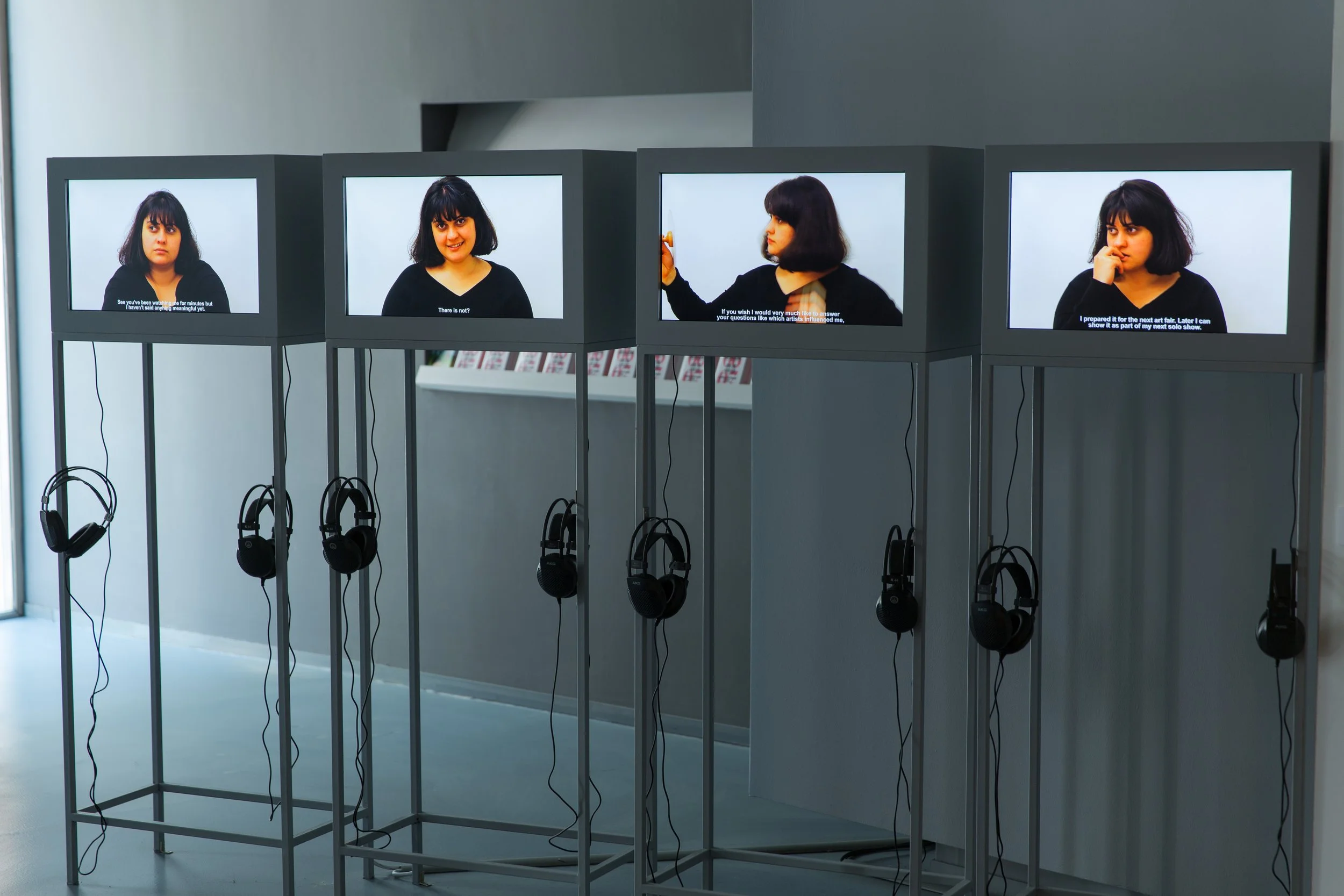 Installation view from "Akbank Contemporary Artists Prize Exhibition", 2014, Akbank Art Center