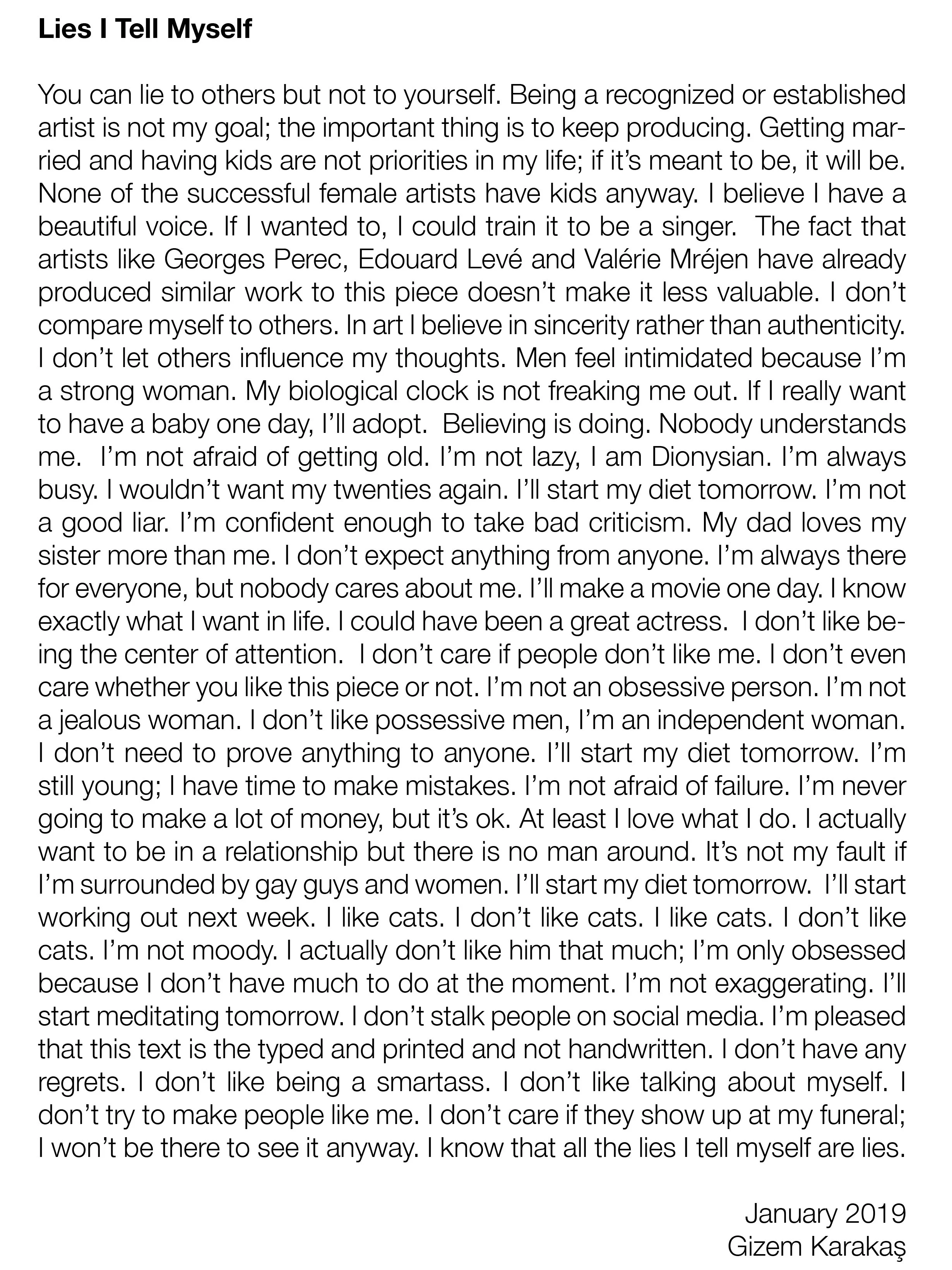 Lies I tell myself-2019 .jpg