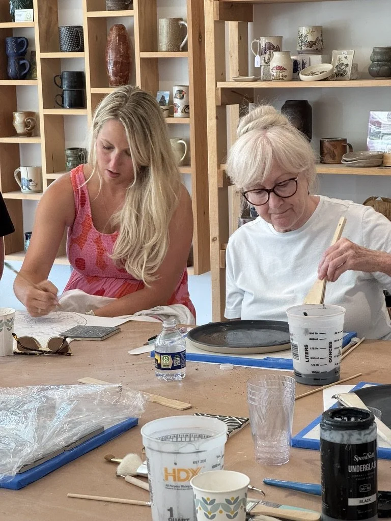 Painting slip on your plate