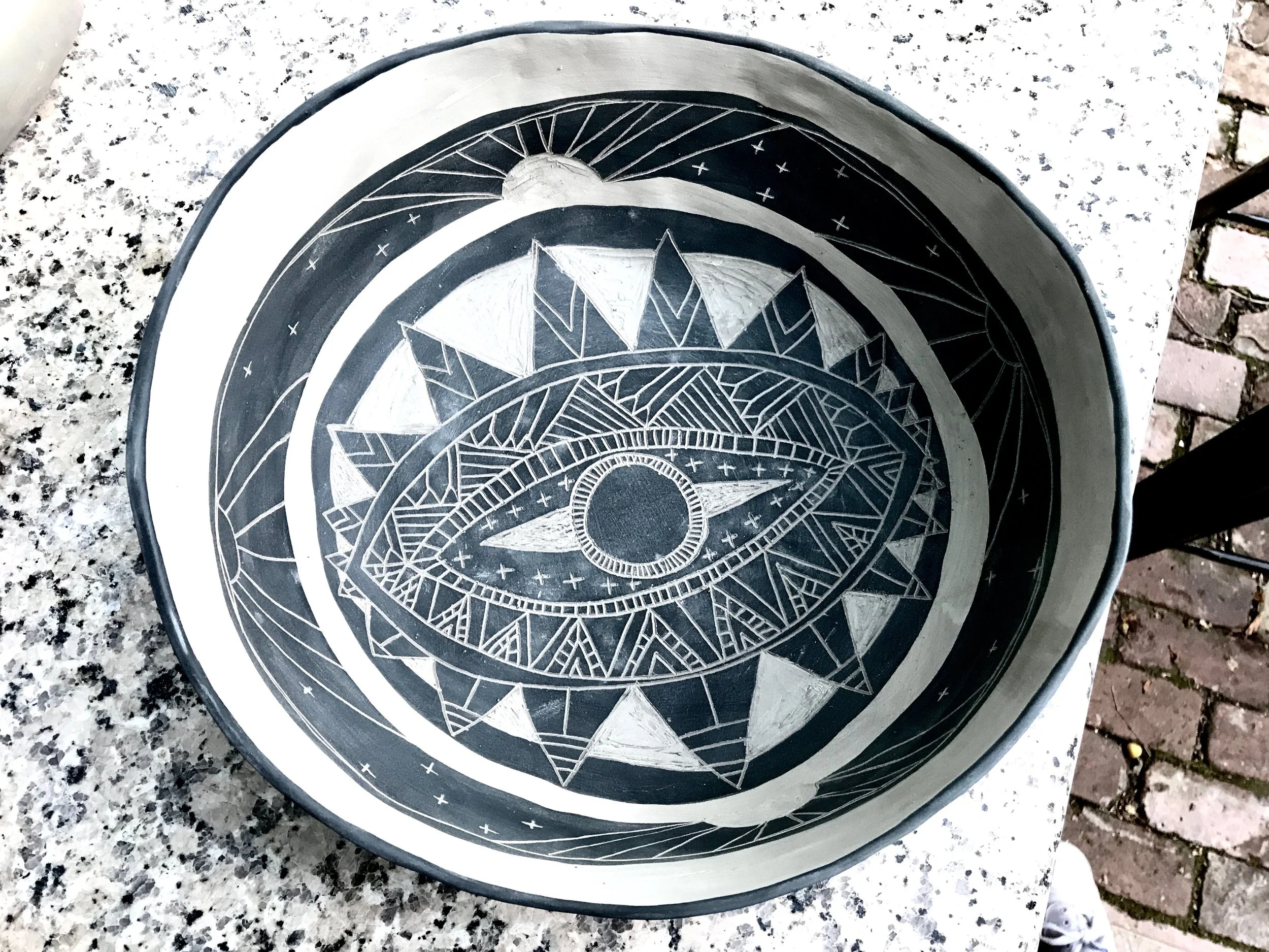 Sgraffito Workshop: July 11, 10am-12:30pm