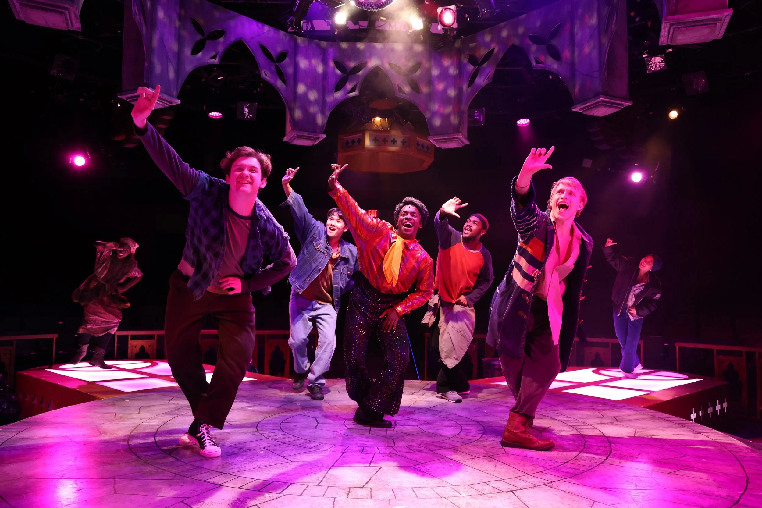 Ensemble in SISTER ACT “I Could Be That Guy”