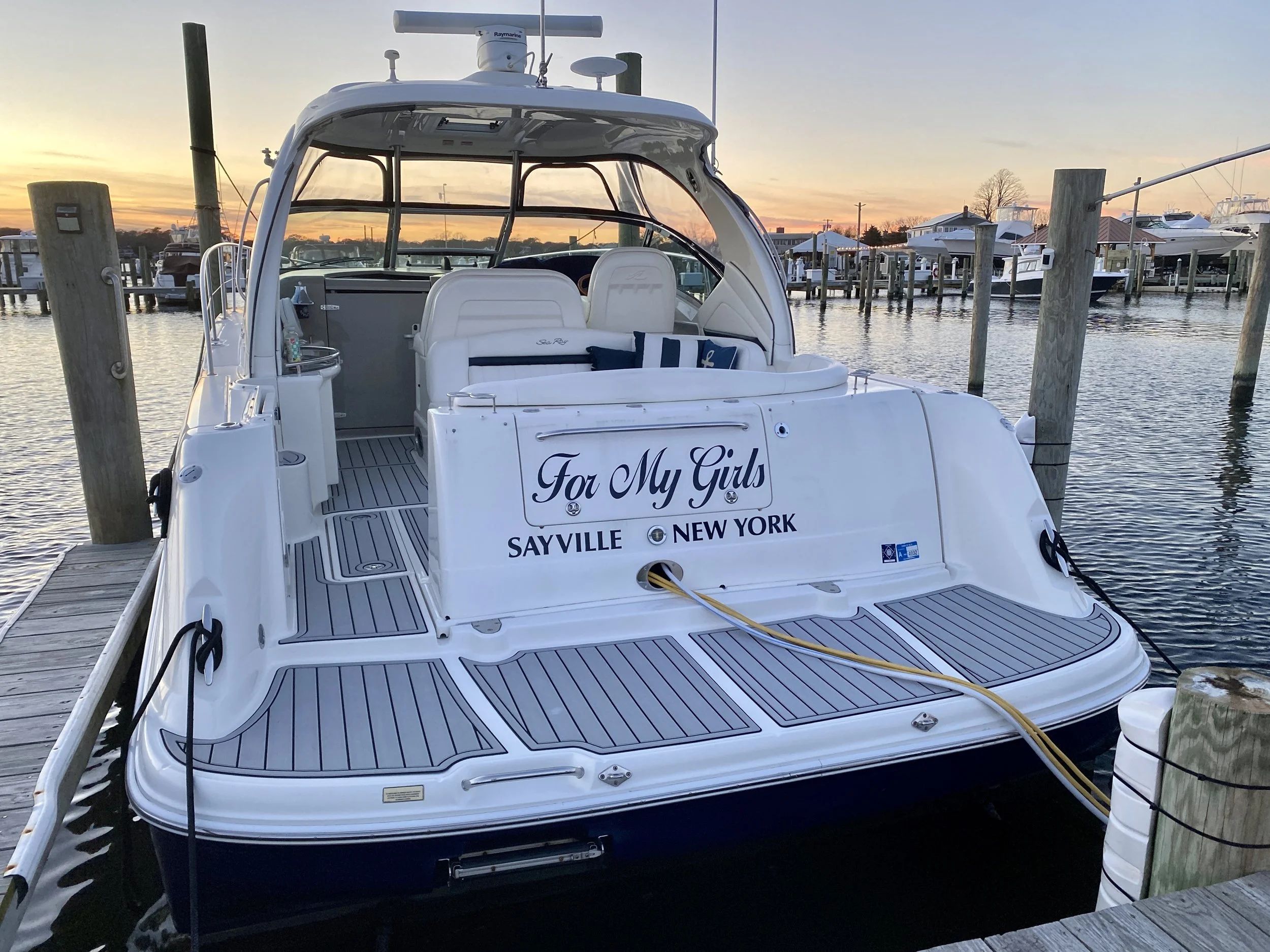 Nauteva Marine Flooring Rear Boat Image