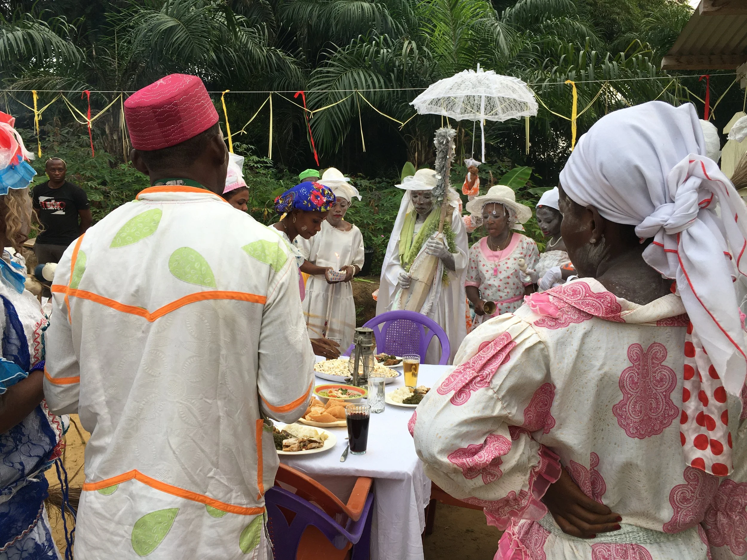 Traditional Bwiti Fang initiation GABON