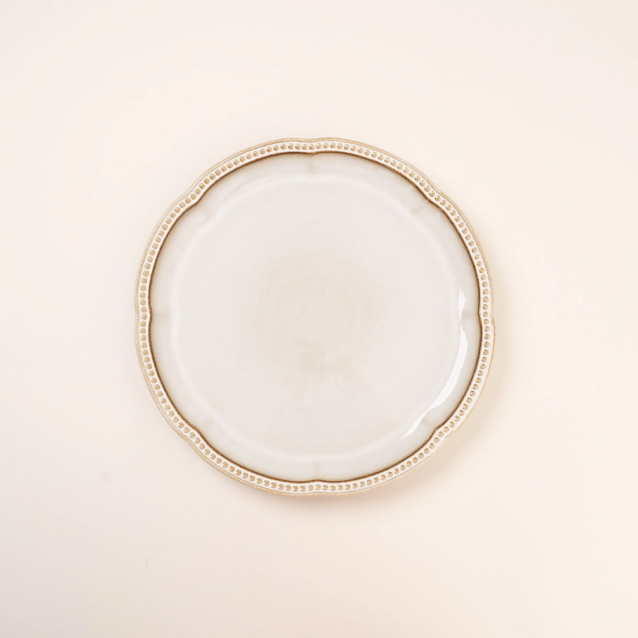 Scalloped Stone Charger