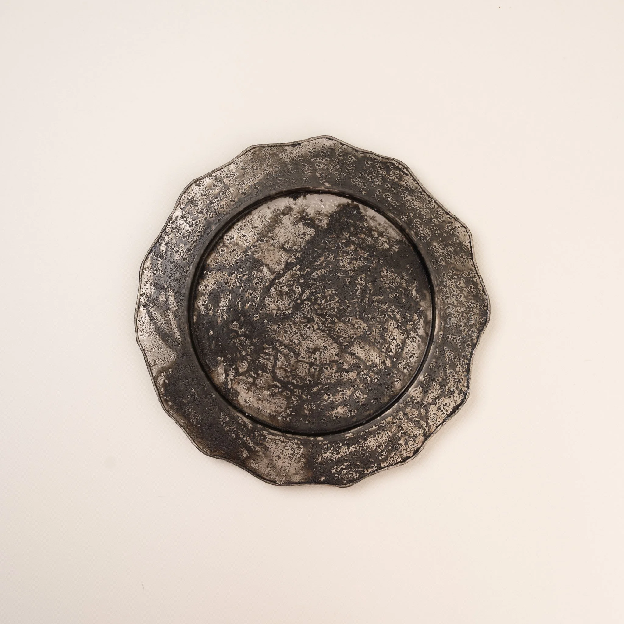 Scalloped Metal Charger