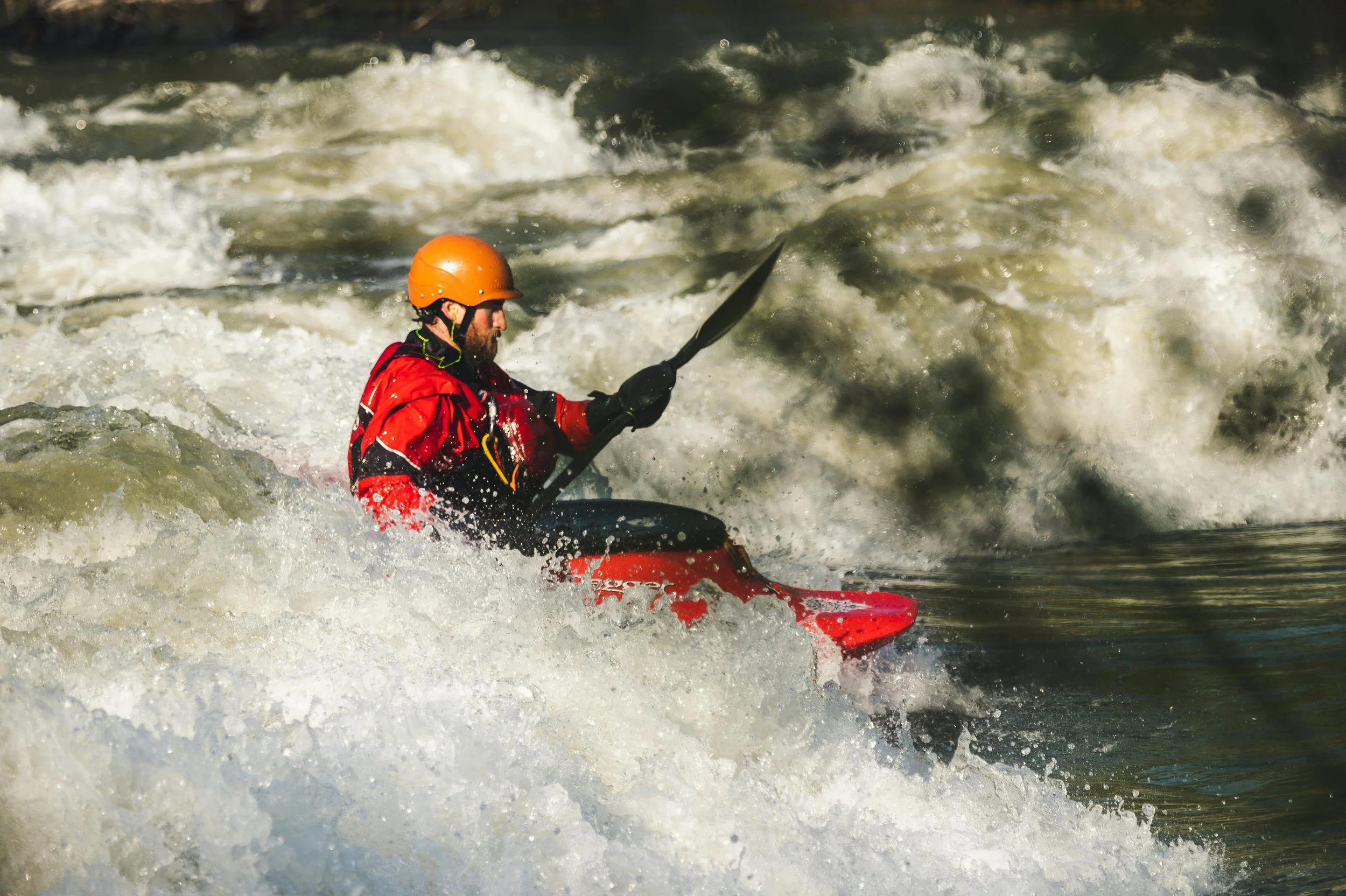 Upside-Down in the Nantahala River