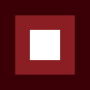 Empty white square on a red background