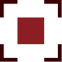 Empty black square with red border