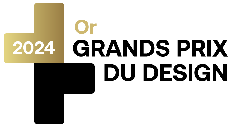 Logo de Goldene Palme avec le texte '2024 Or' et le nom du festival, le tout en or et noir.