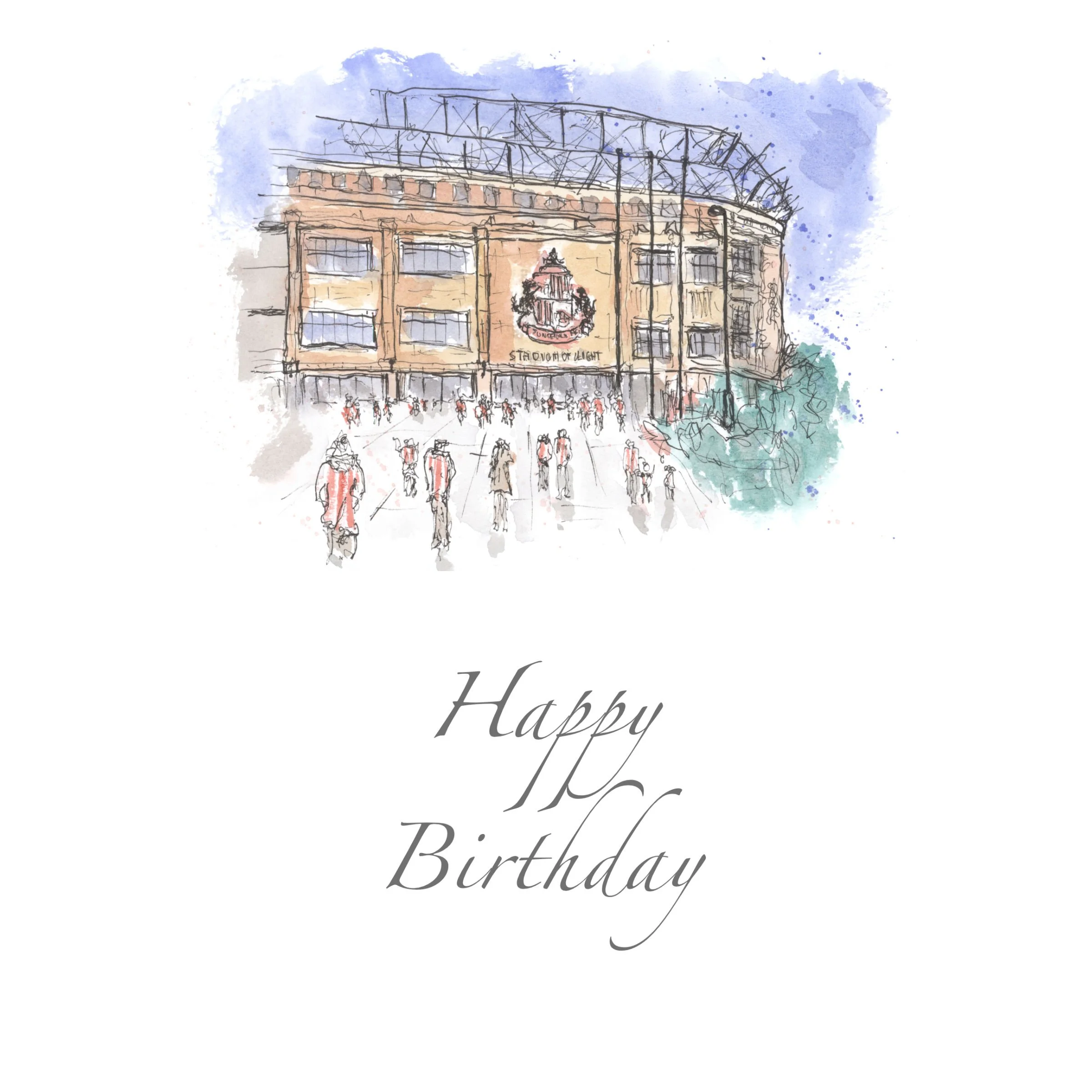 Stadium of Light Greeting Card