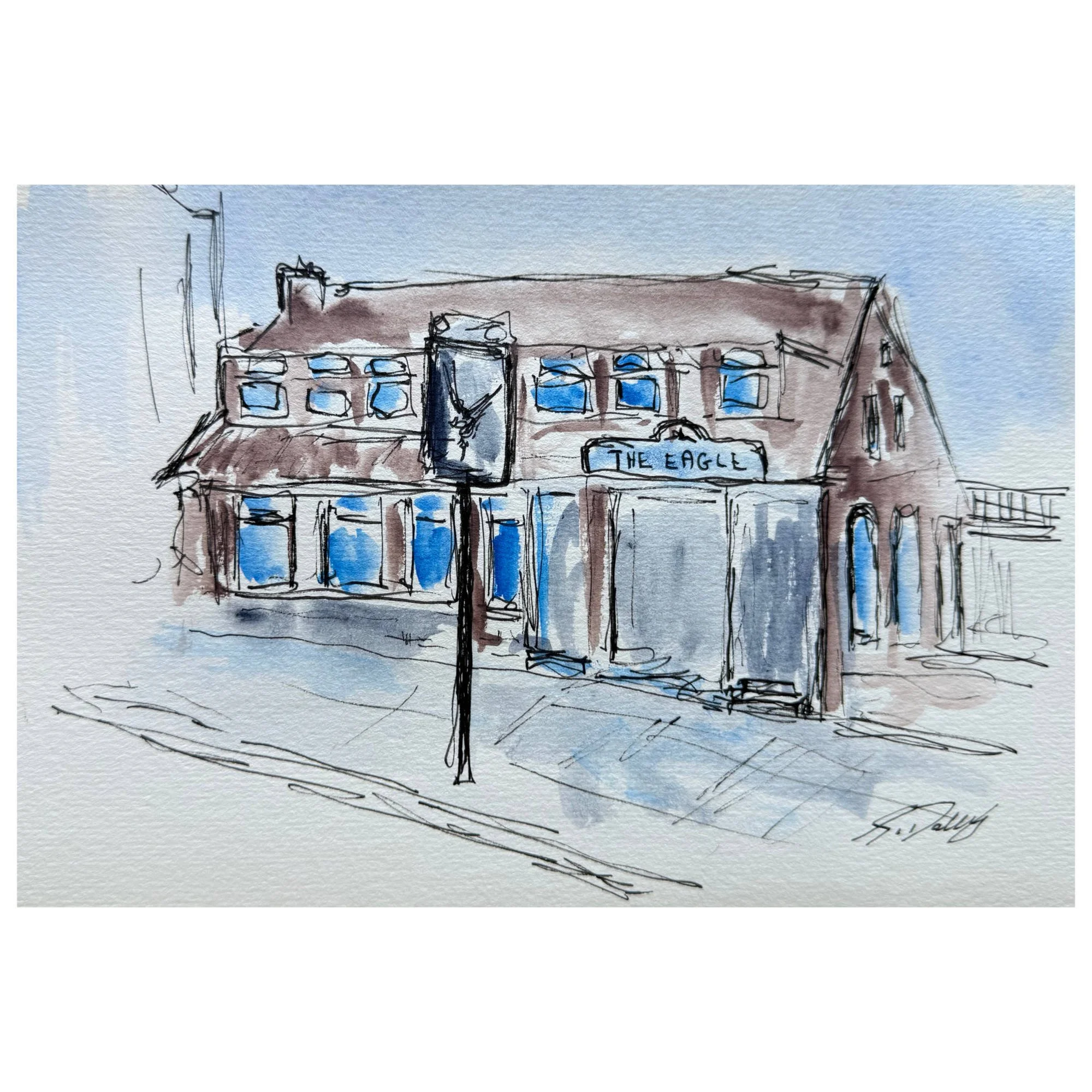 The Eagle, Sunderland — A5 Original