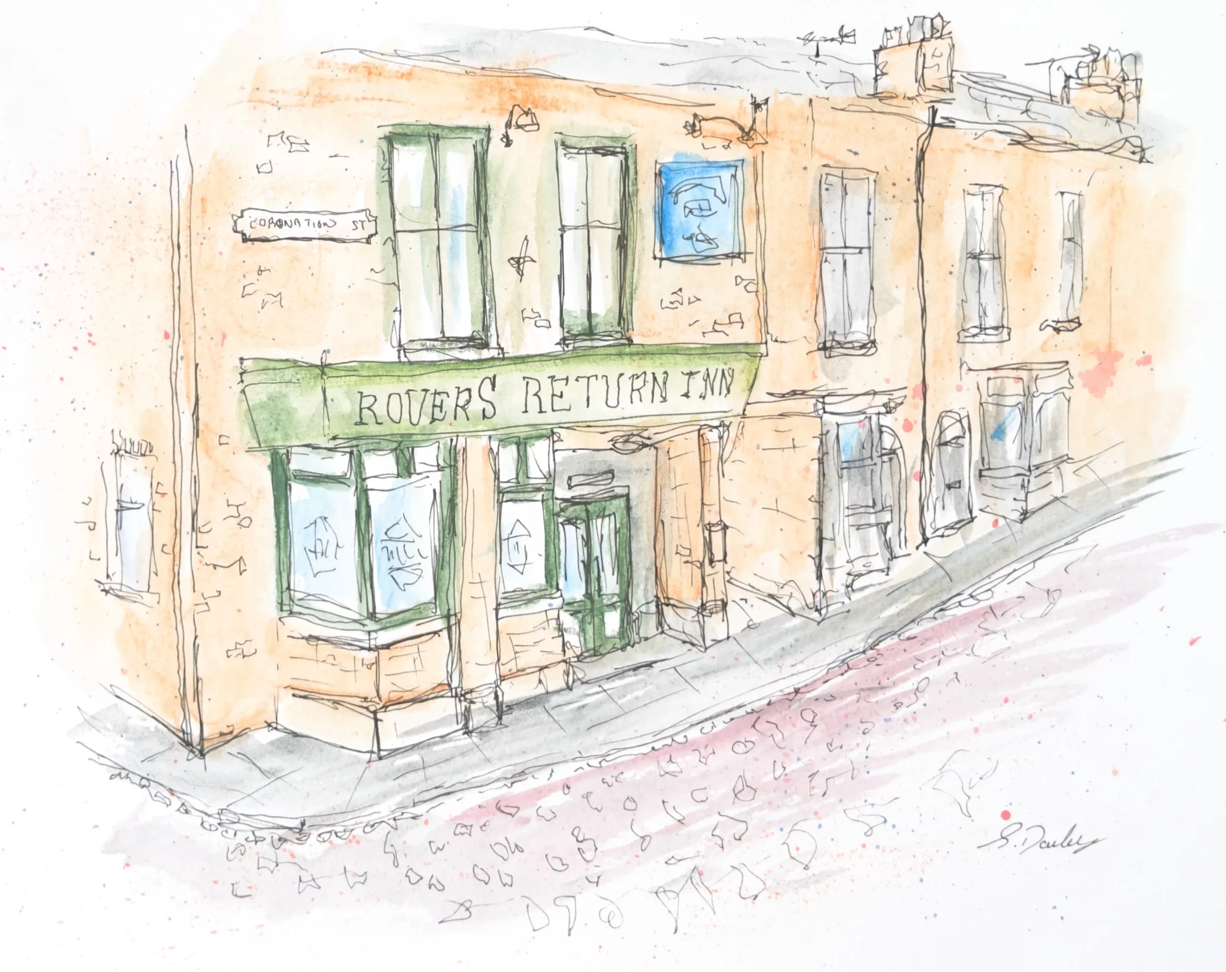 Rovers Return Inn - A4 Original