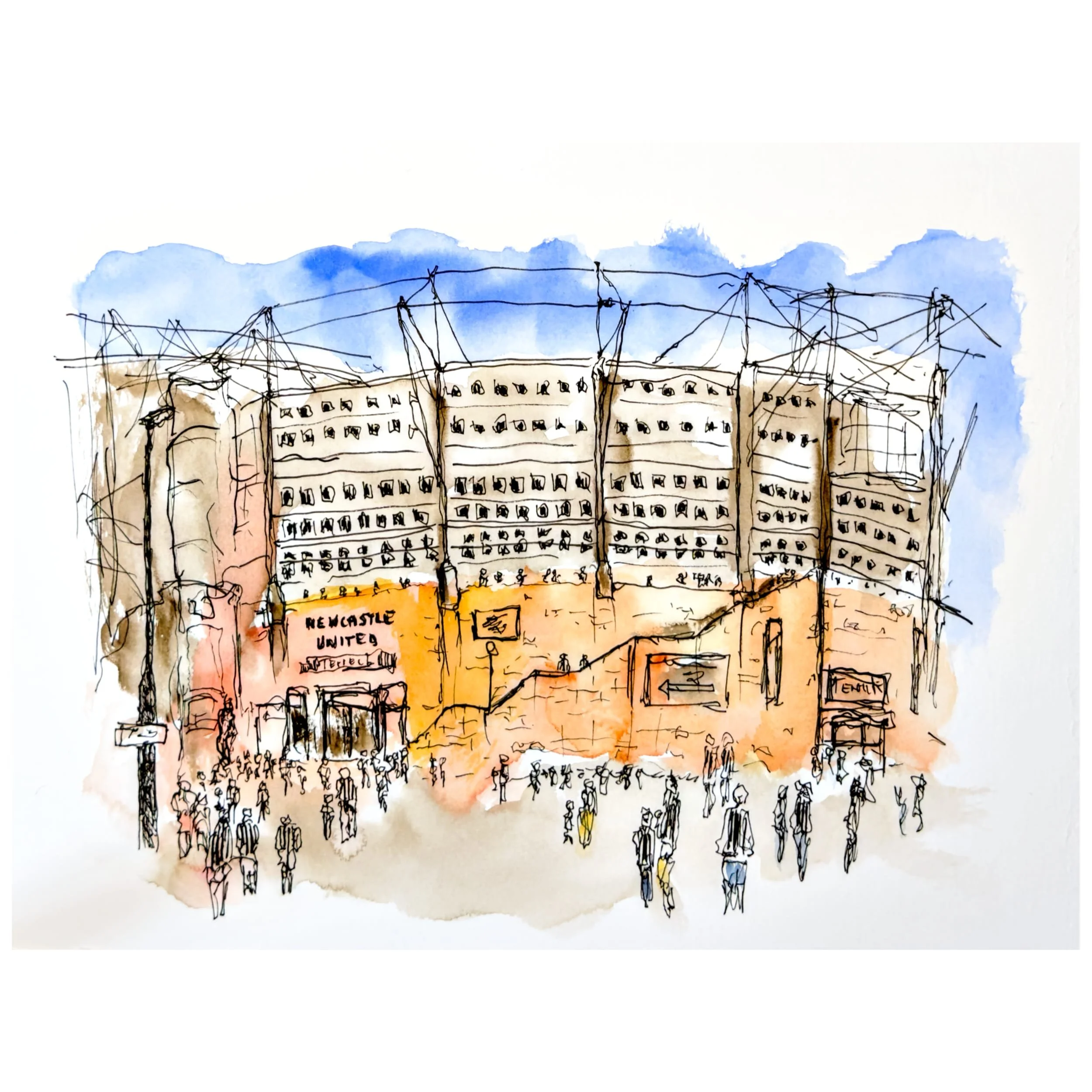 St James Stadium - Giclée Fine Art Print