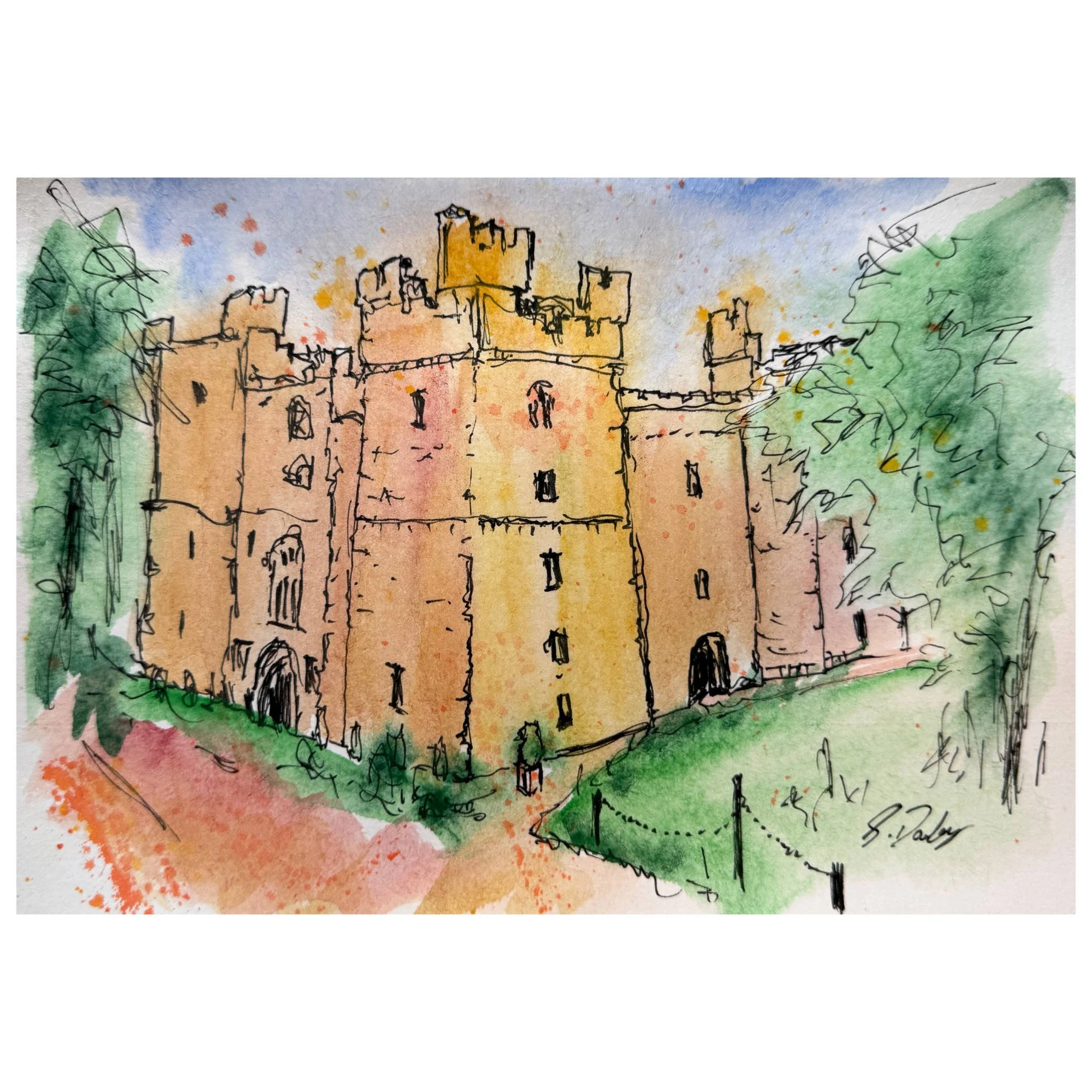 Langley Castle – A5 Original