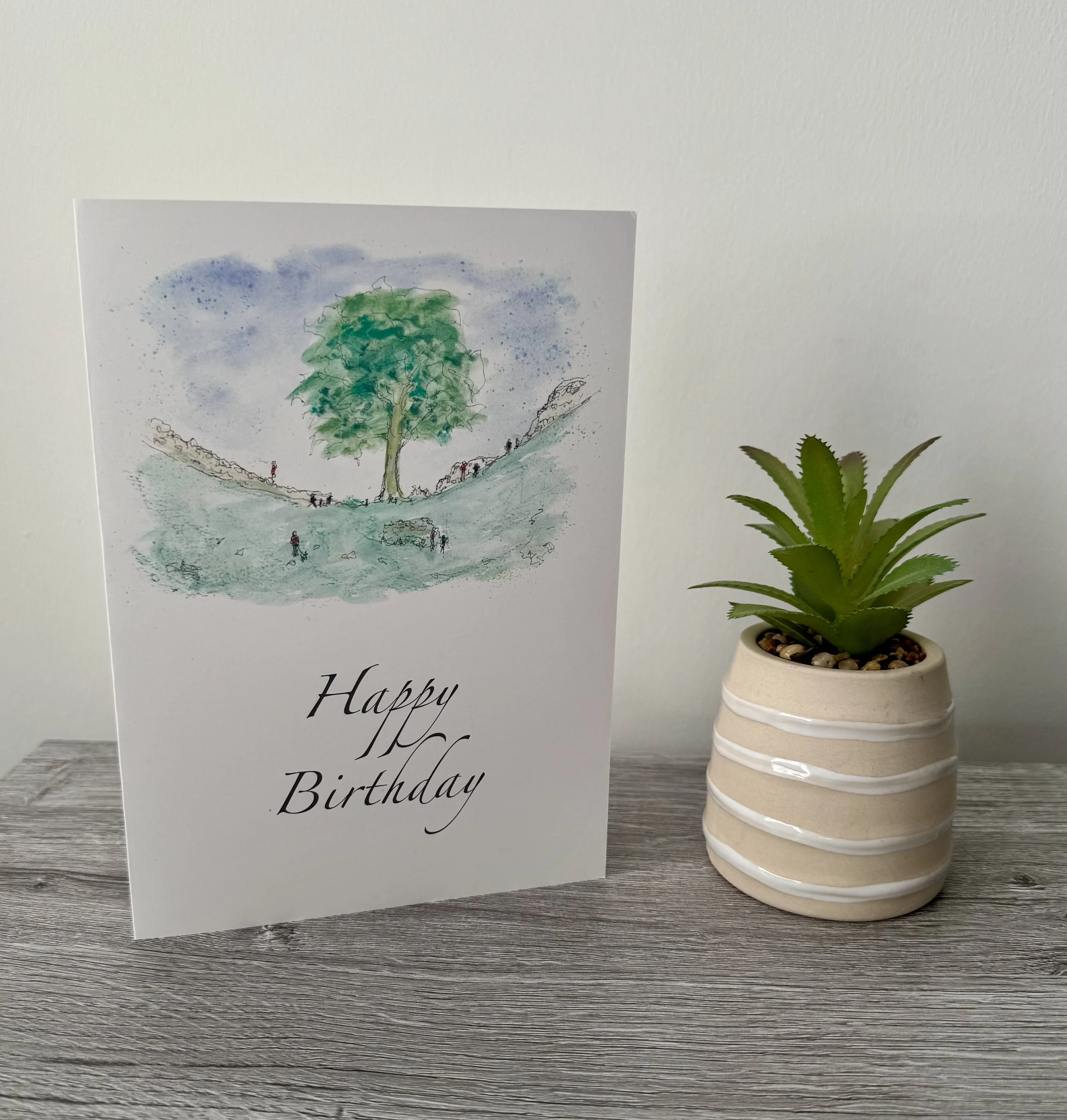 Sycamore Gap Tree Greeting Card