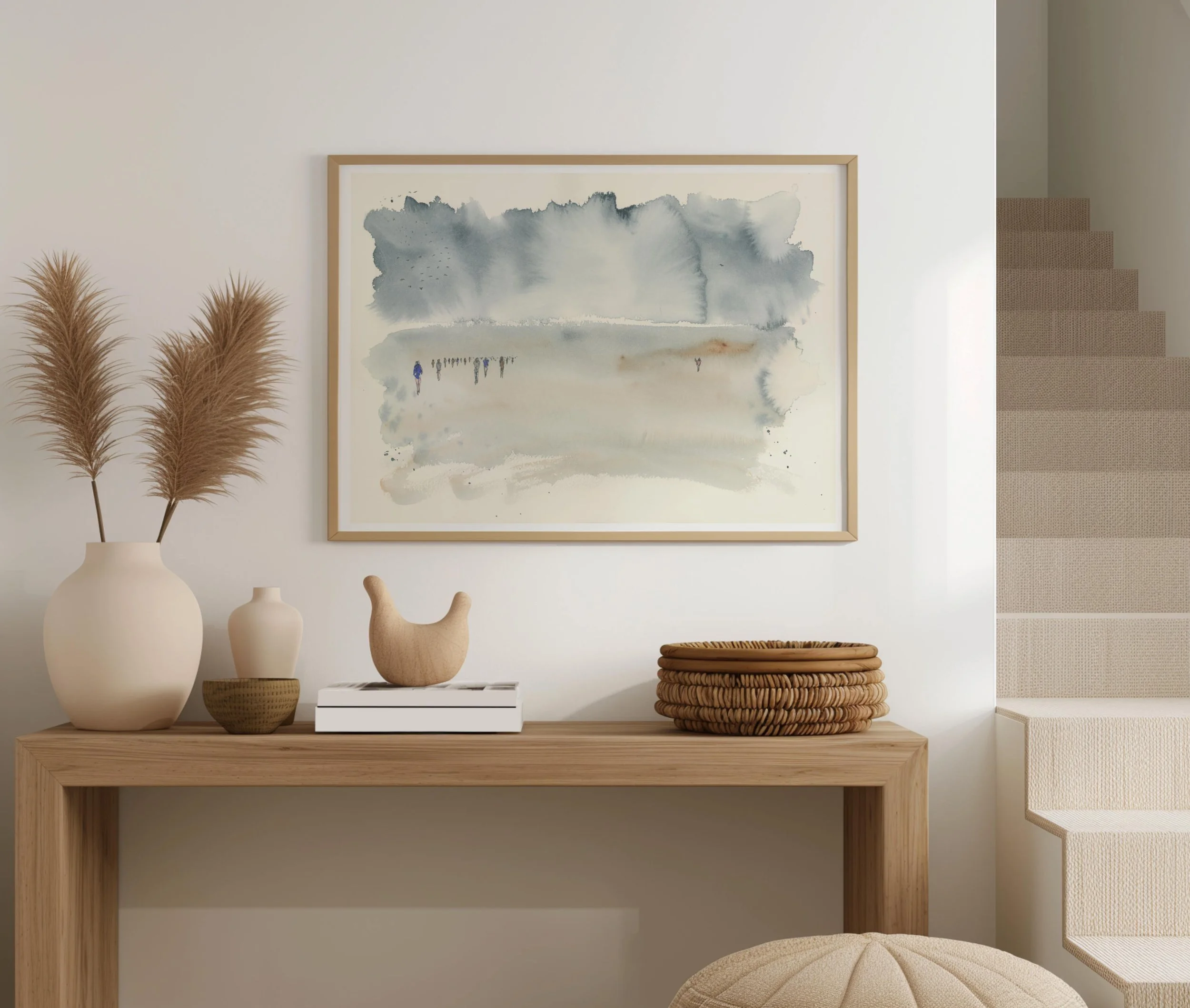 The Divide - Abstract Landscape Print