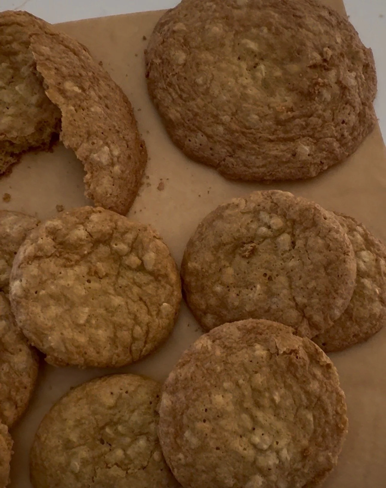 Pumpkin Spice Oatmeal Cookies