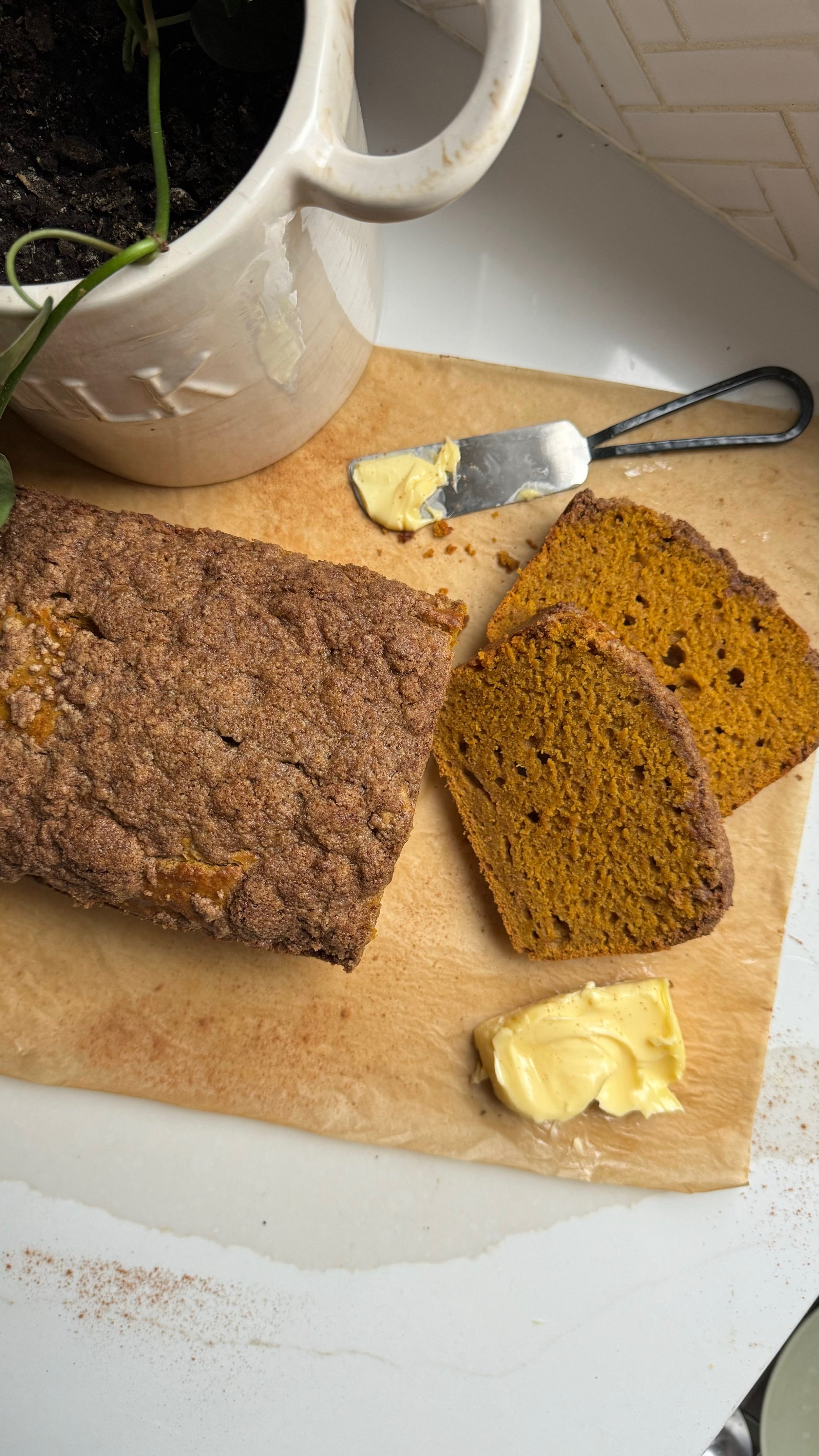 Brown Butter Pumpkin Spice Loaf