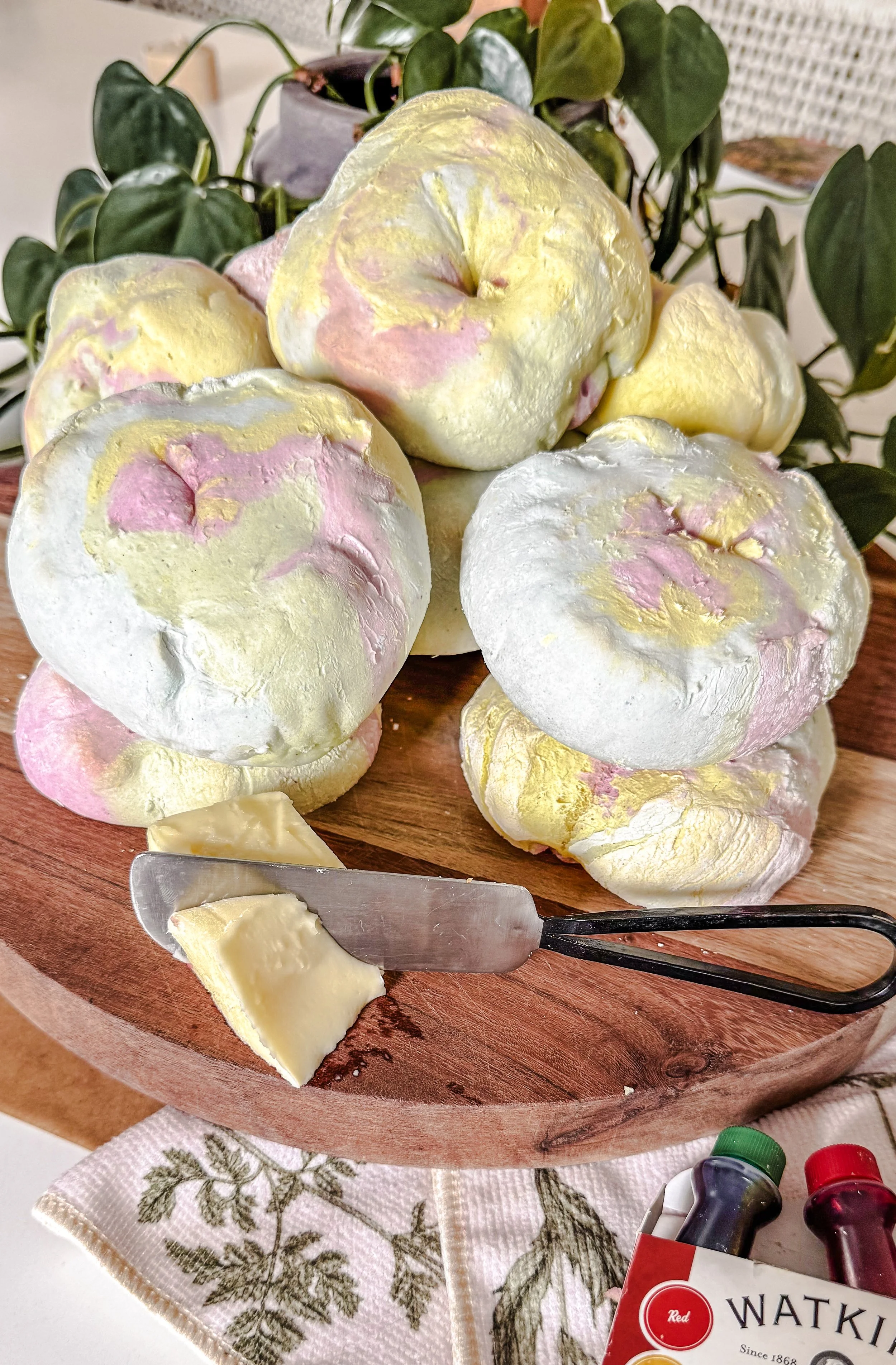 Rainbow Bagels