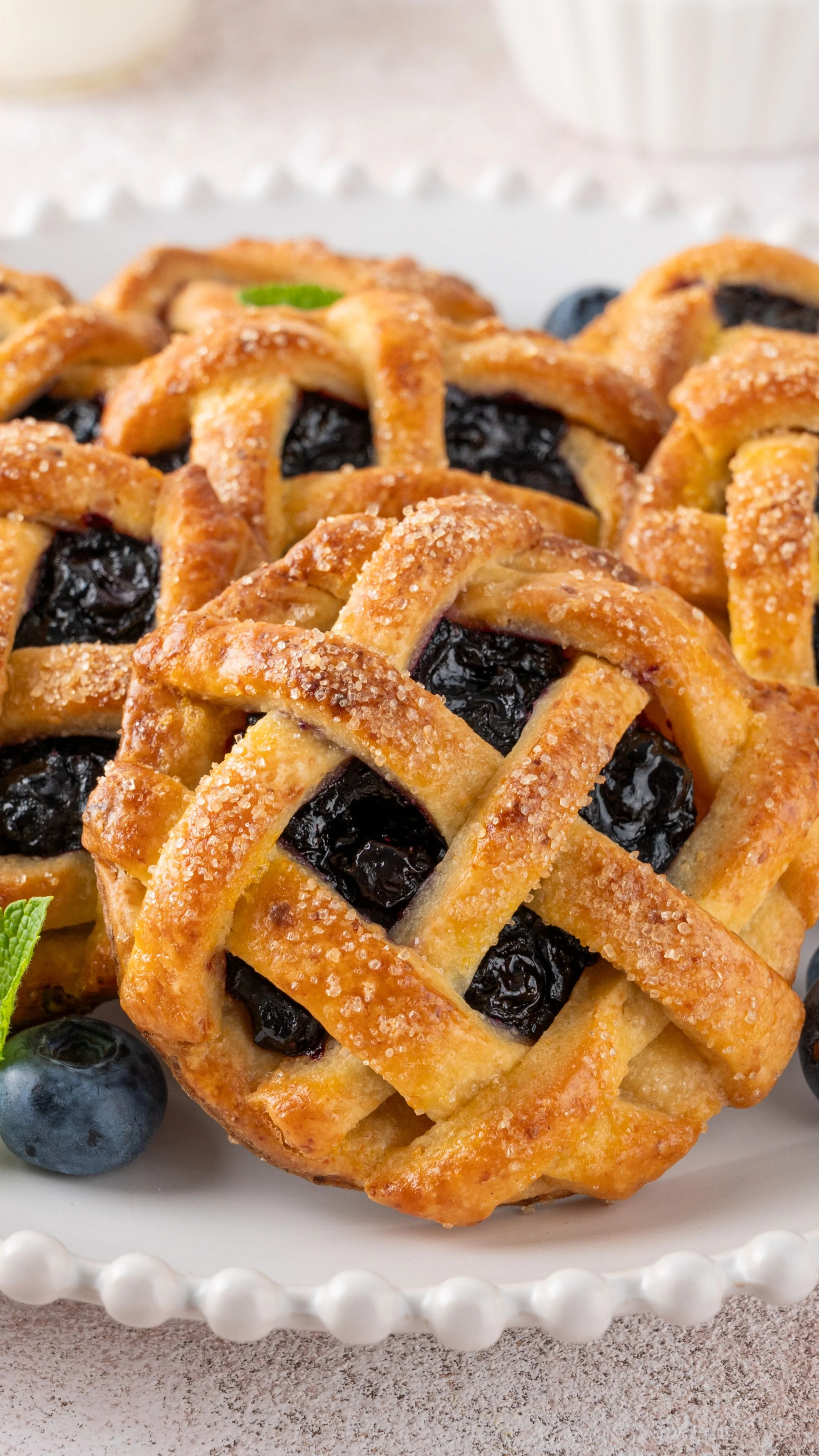 Mini Blueberry Pies