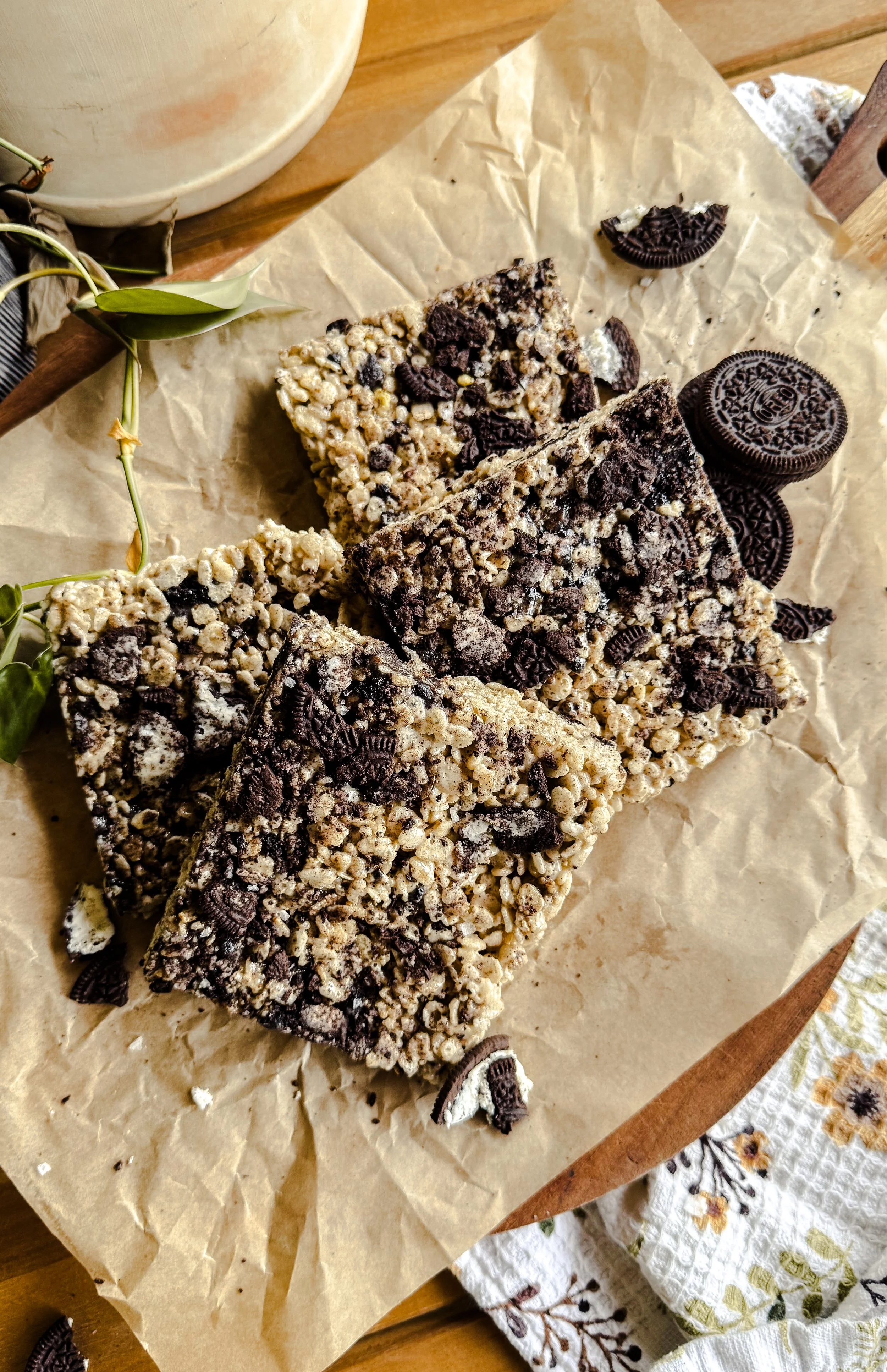 Cookies N Cream Rice Cereal Treats