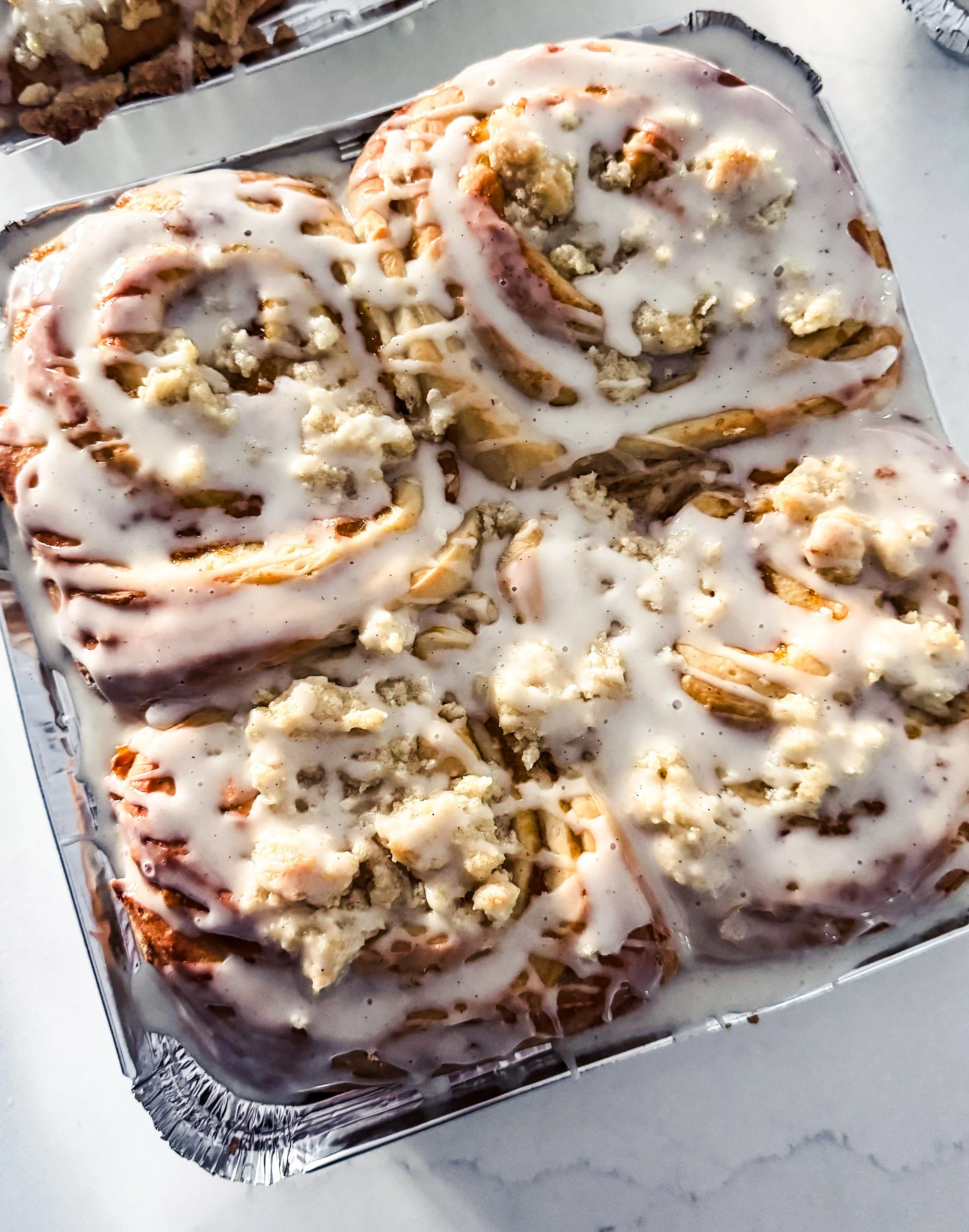 Peach Cinnamon Rolls