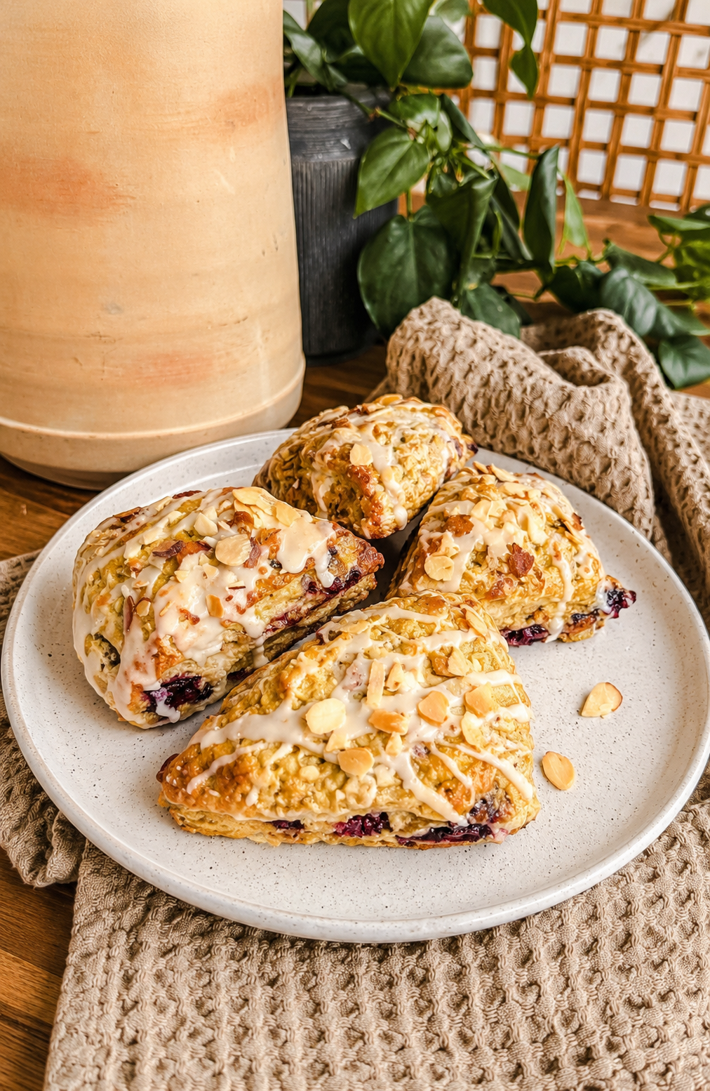 Cherry Almond Scone