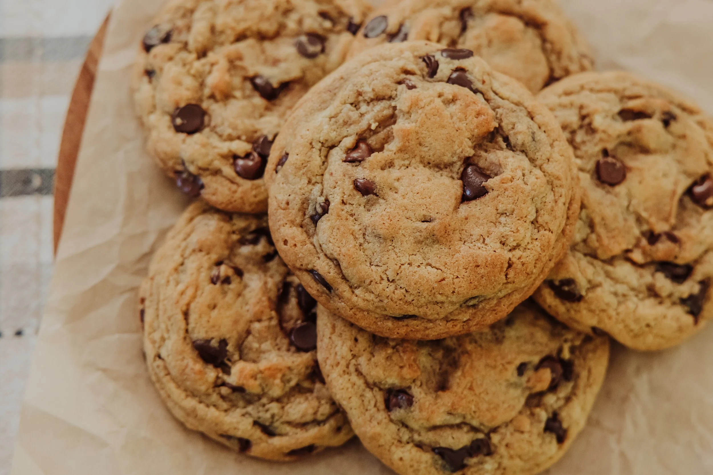 Triple Chocolate Chip Cookies