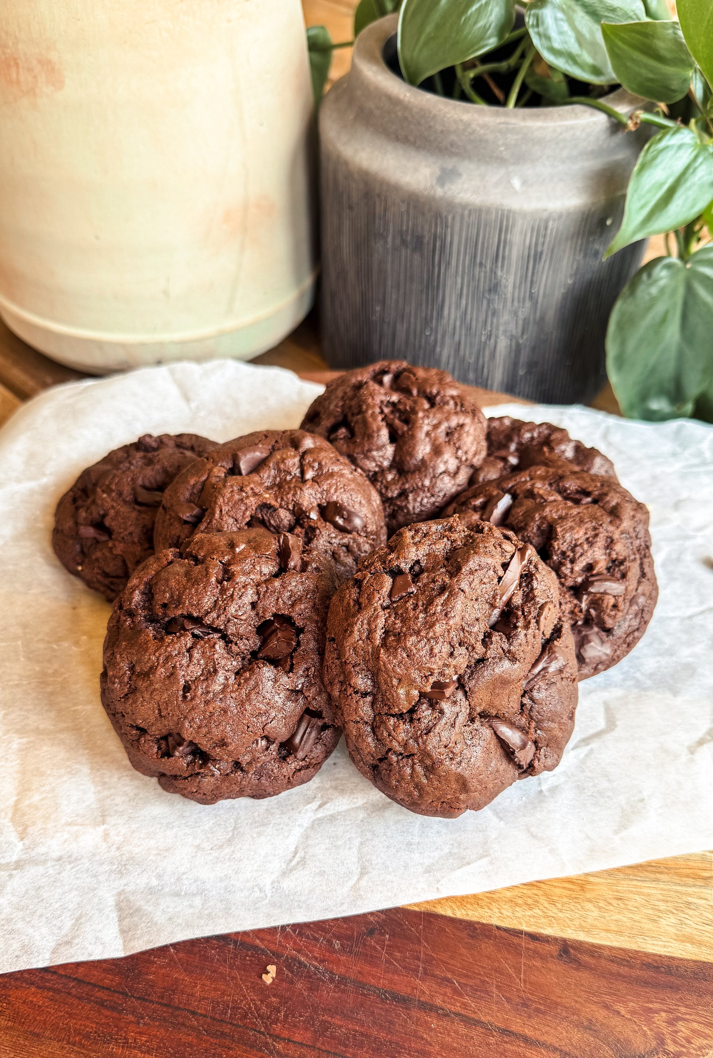 Dark Chocolate Mint Cookies