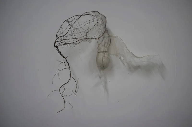 Sower (2011)
Approx 12"x 24"x8"
Cement, copper wire, cheesecloth
