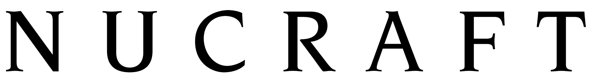 The word 'NUCRAFT' in large black capital letters on a white background.