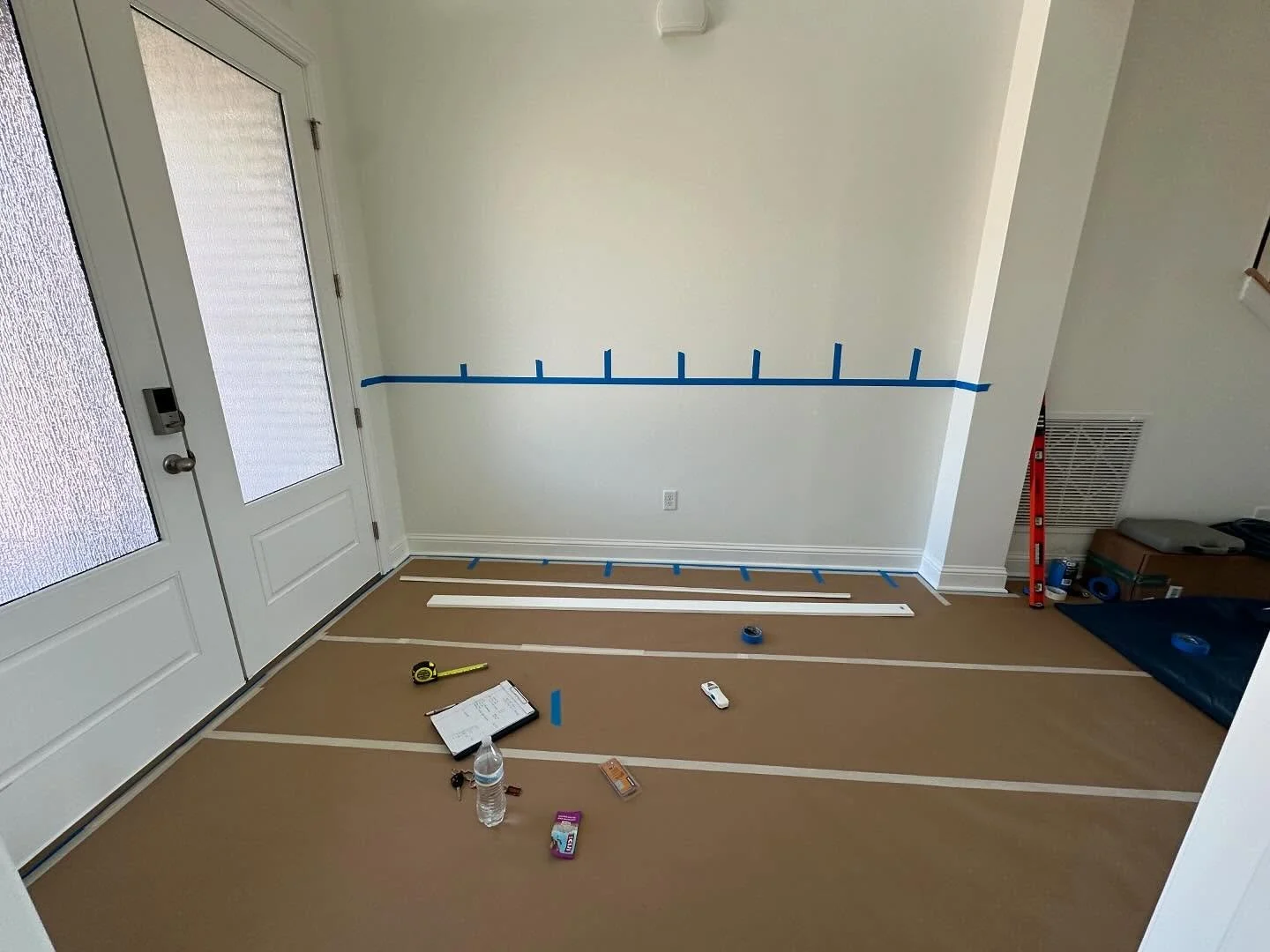 Little wainscoting project