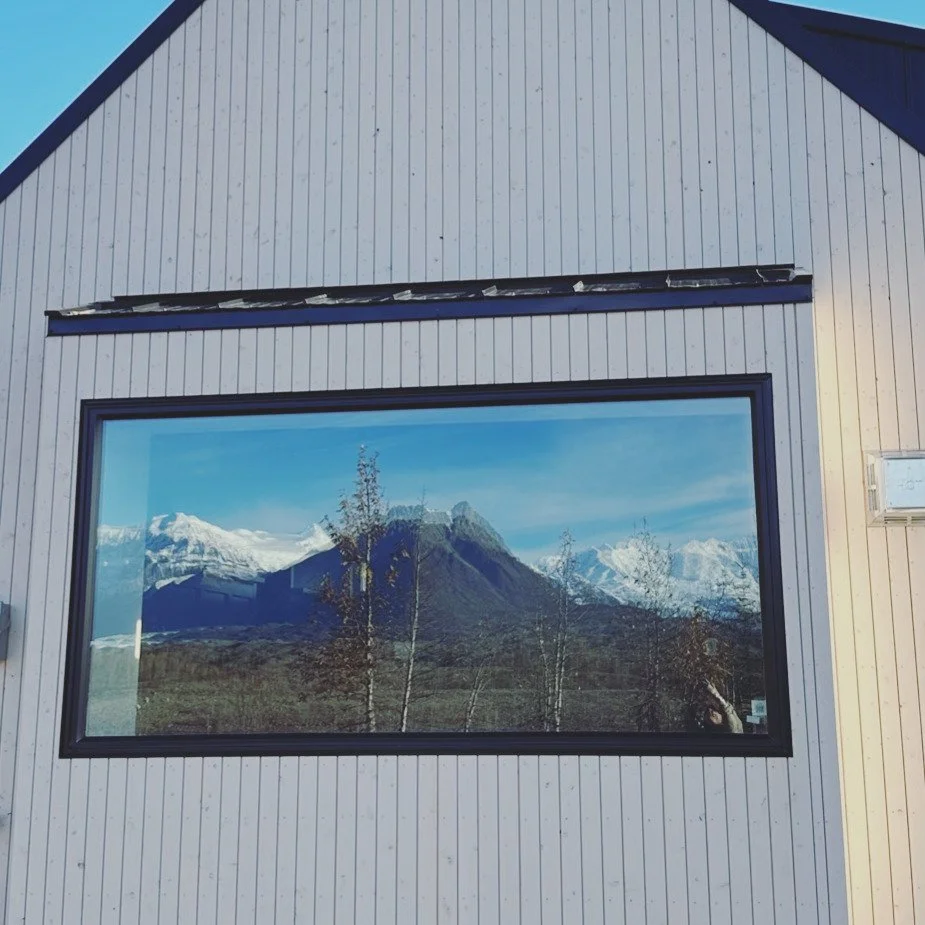 If that's the view looking in, we sure can't wait to look out! 

#buildingprogress #Alaska