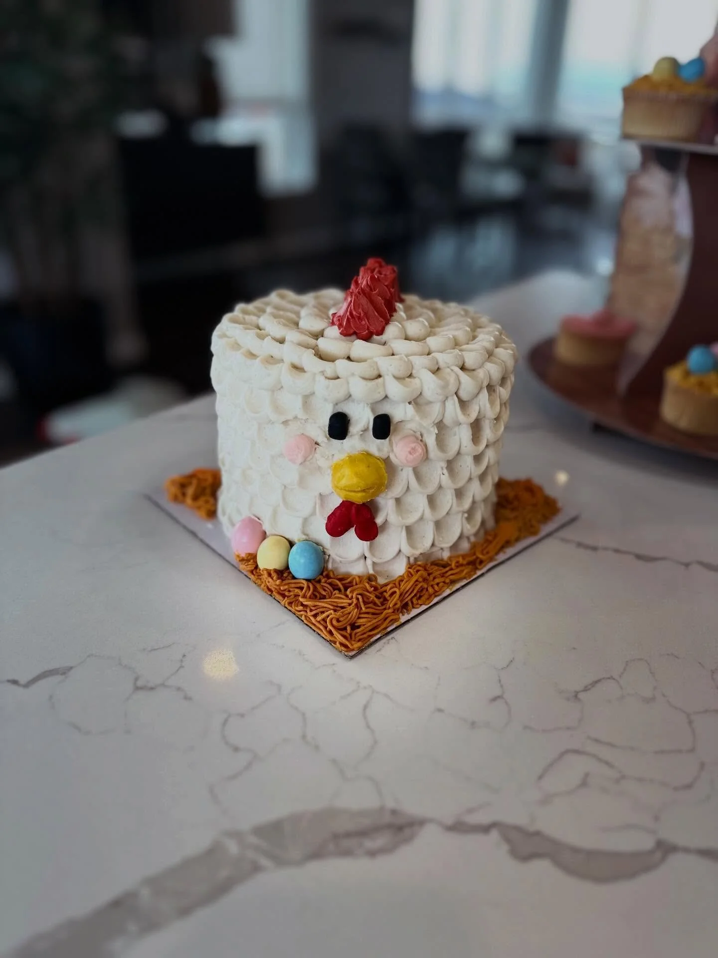 I LOVED this order!! It was so much fun and it was a good push for me to dive into cake! I've been intimidated for quite some time, but this cake pushed me!! 

Thank you for your order!! 🤍

White Velvet Cake w/Buttercream &amp; Blackberry Filling

#