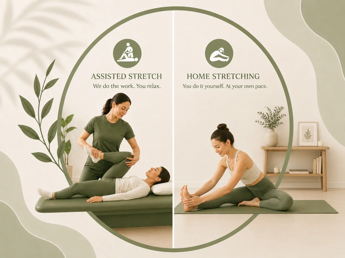 Assisted stretching compared to gym stretching at Stretch Suite Oswego NY