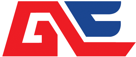 Indian-Based esports organisation, Global Esports logo. The stylized letters A and E in red and blue colors, forming a logo.