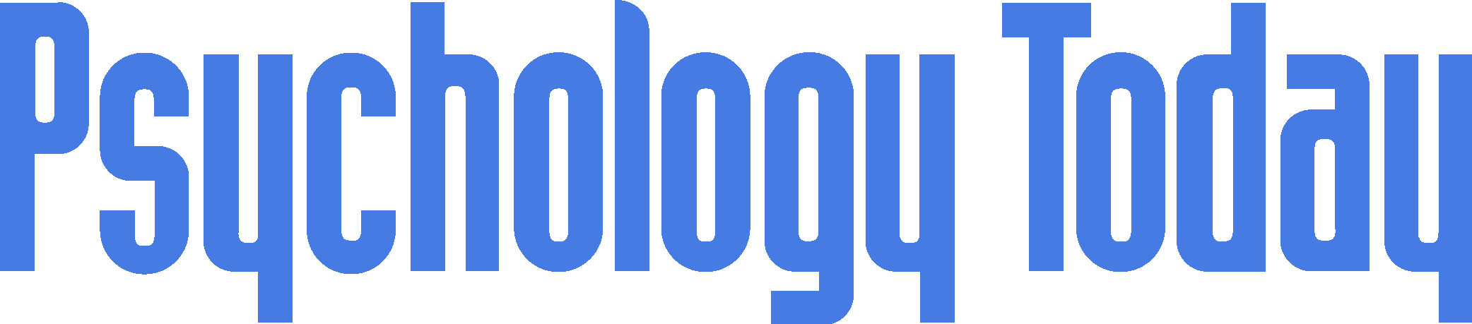 Global psychology magazine, Psychology Today logo text in blue and black style font reading 'Psychology Today'