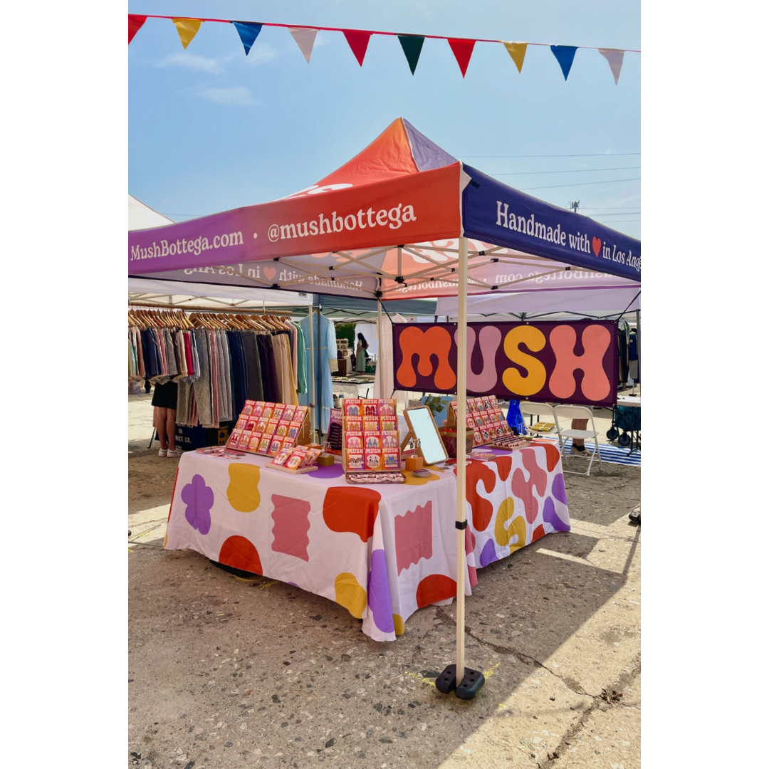 Shop for Good MN Market Booth Set Up