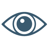 An eye icon with a circular pupil and an outer outline.