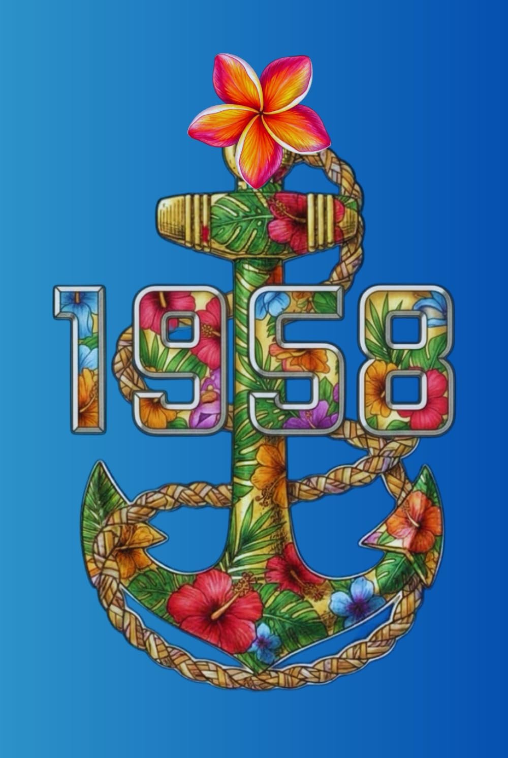 Aloha 1958: One Star Lined Notebook