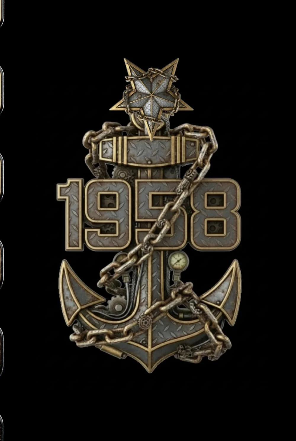 Steampunk 1958: One Star Notebook