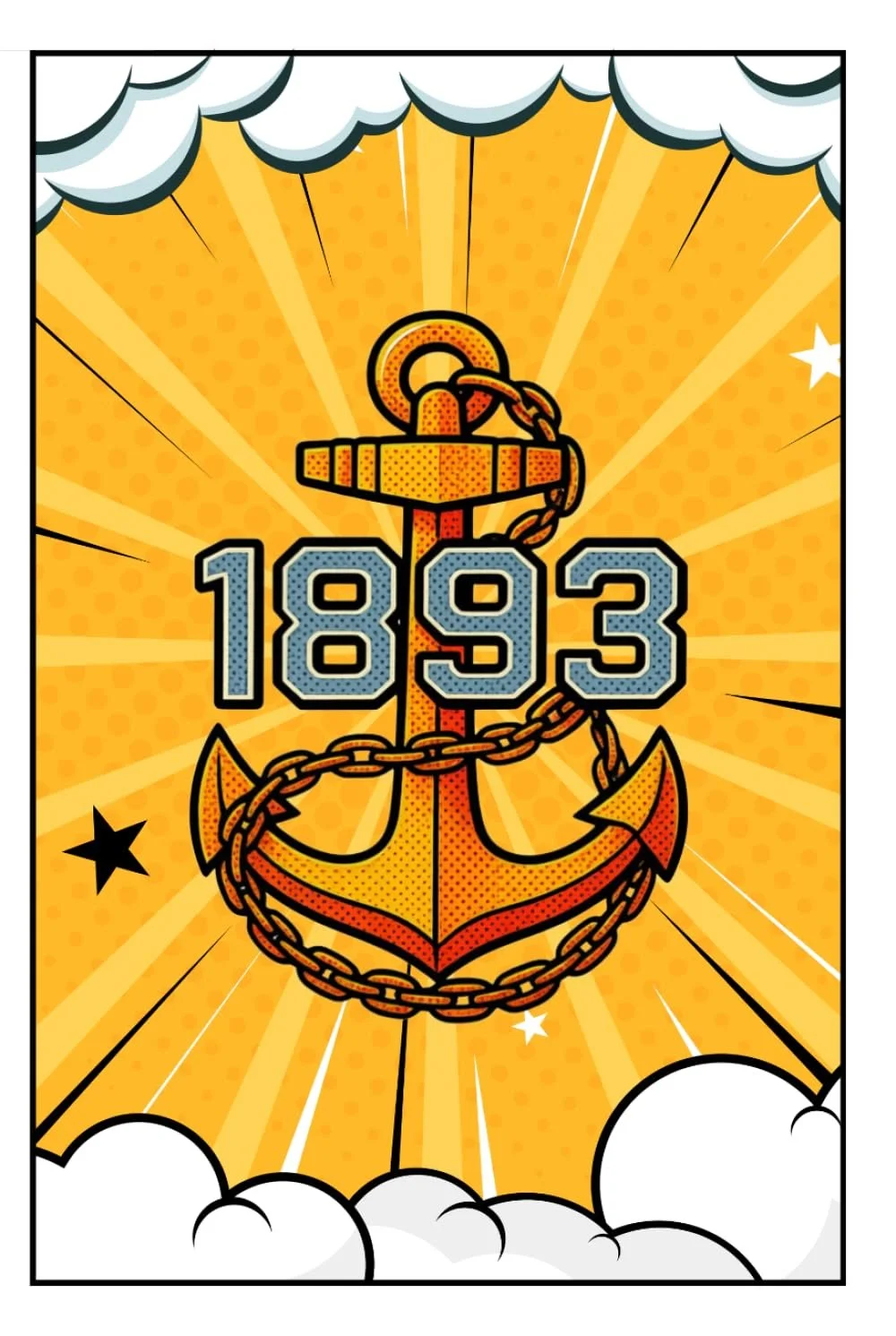 Pop Art 1893: Lined Notebook